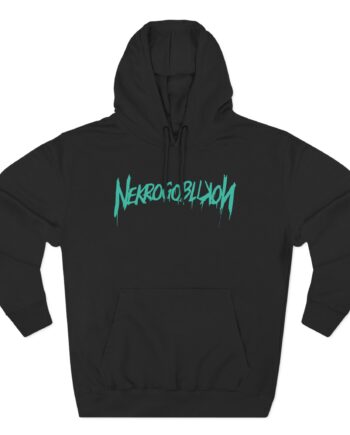 Nekrogoblikon Goblin Mode Crystal Wash Three-Panel Fleece Hoodie