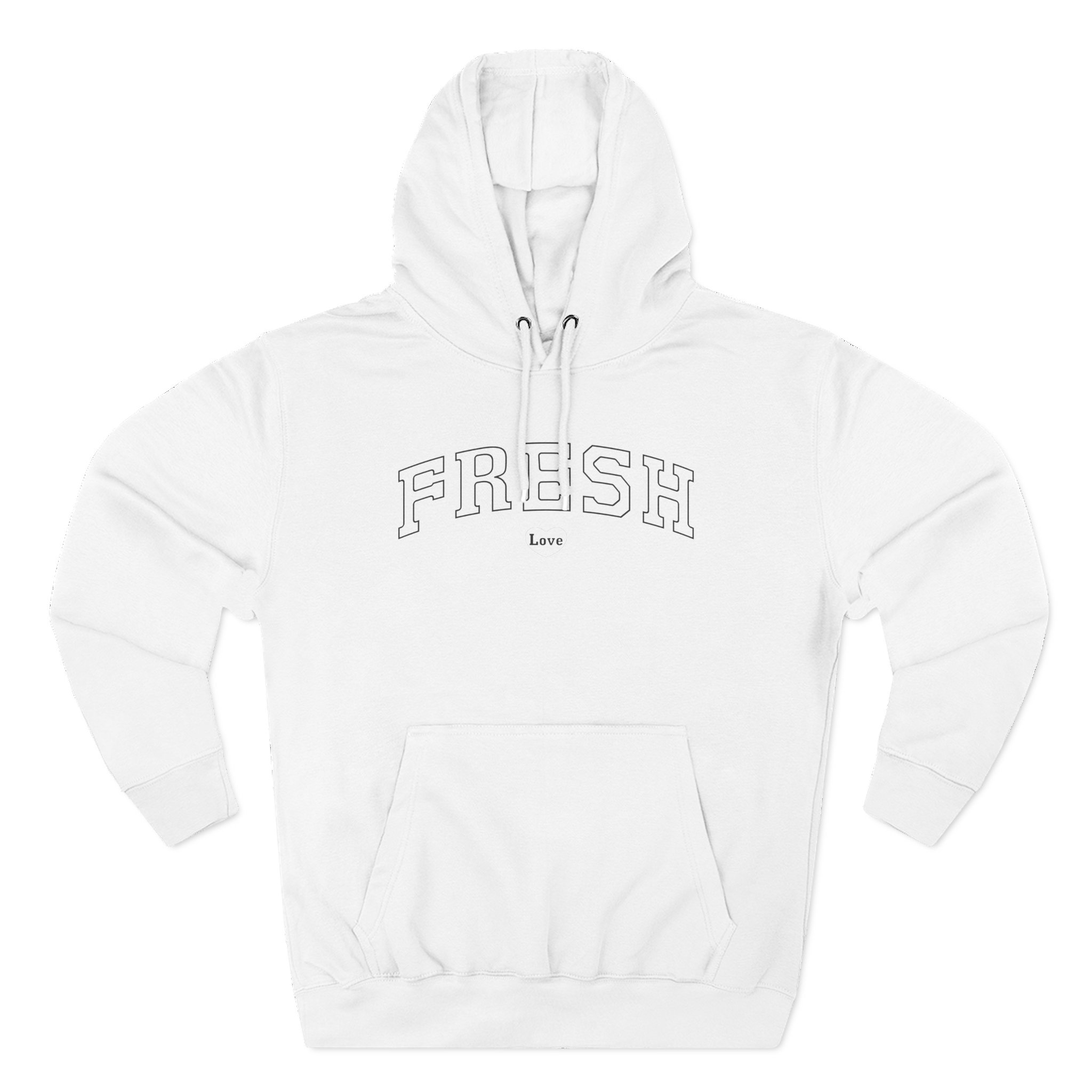 Fresh Love Varsity Three-Panel Fleece Hoodie