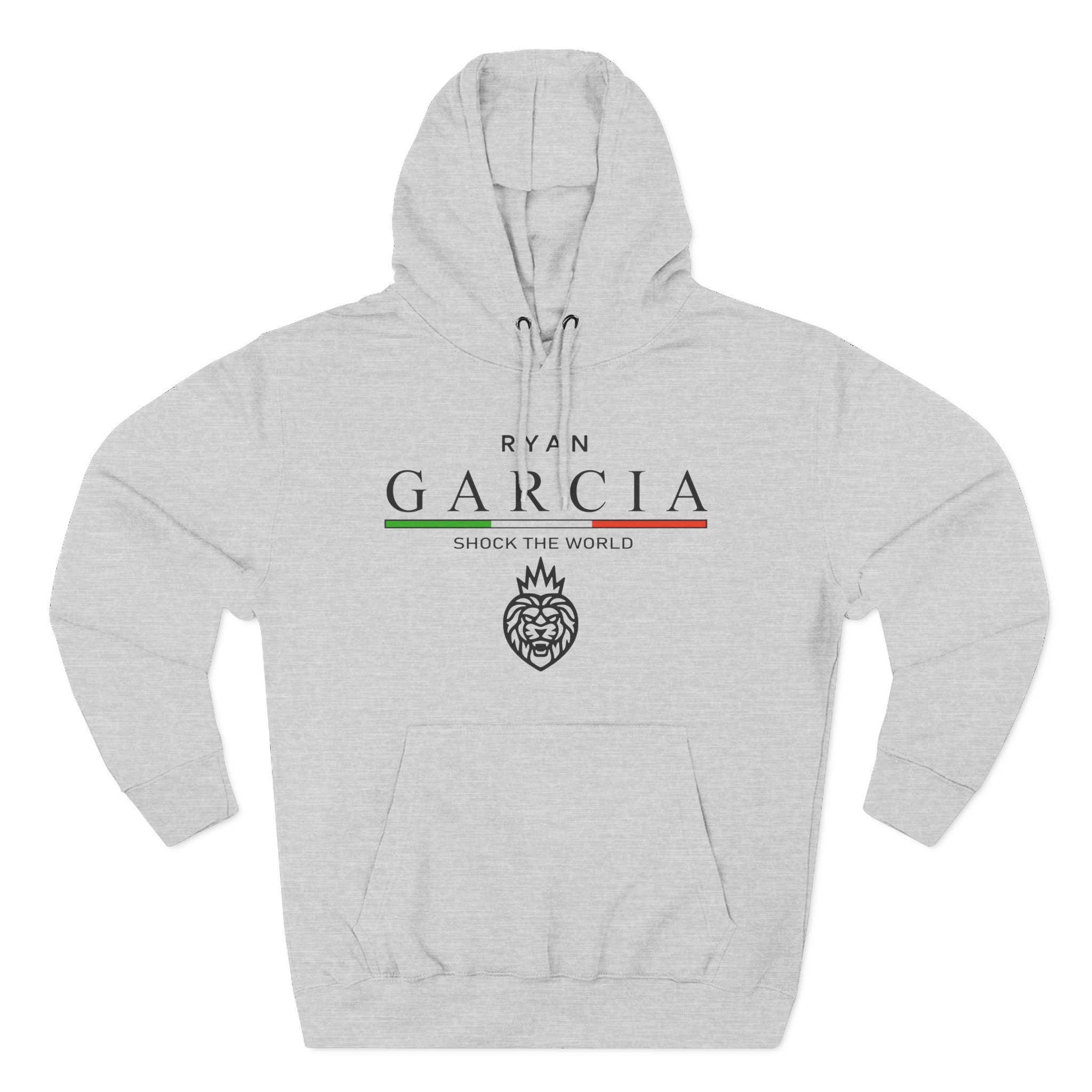 Ryan Garcia shock the world Three-Panel Fleece Hoodie