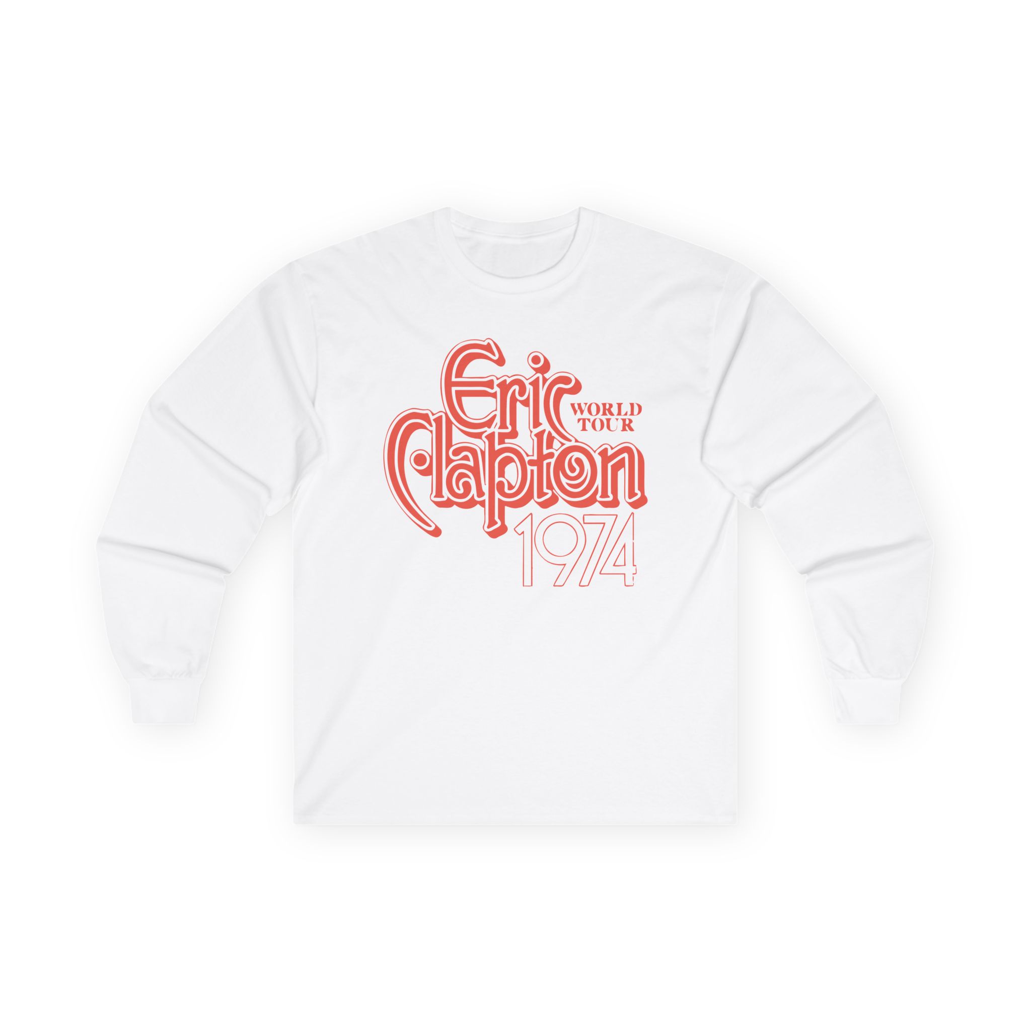 Eric Clapton World Tour 1974 Unisex Ultra Cotton Long Sleeve Tee