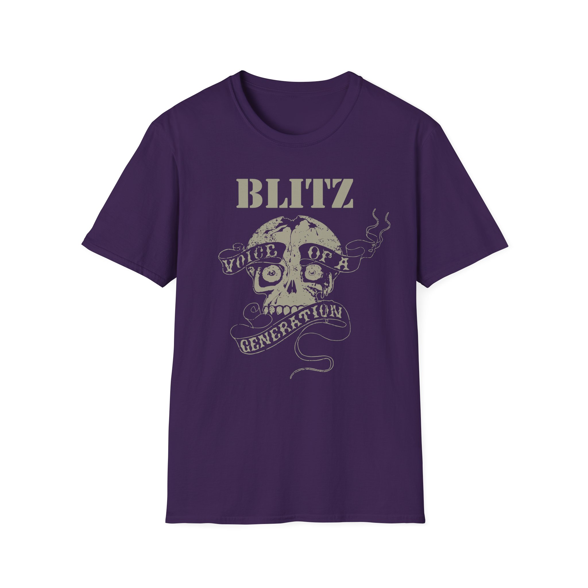 Blitz Voice Of A Generation Unisex Softstyle T-Shirt