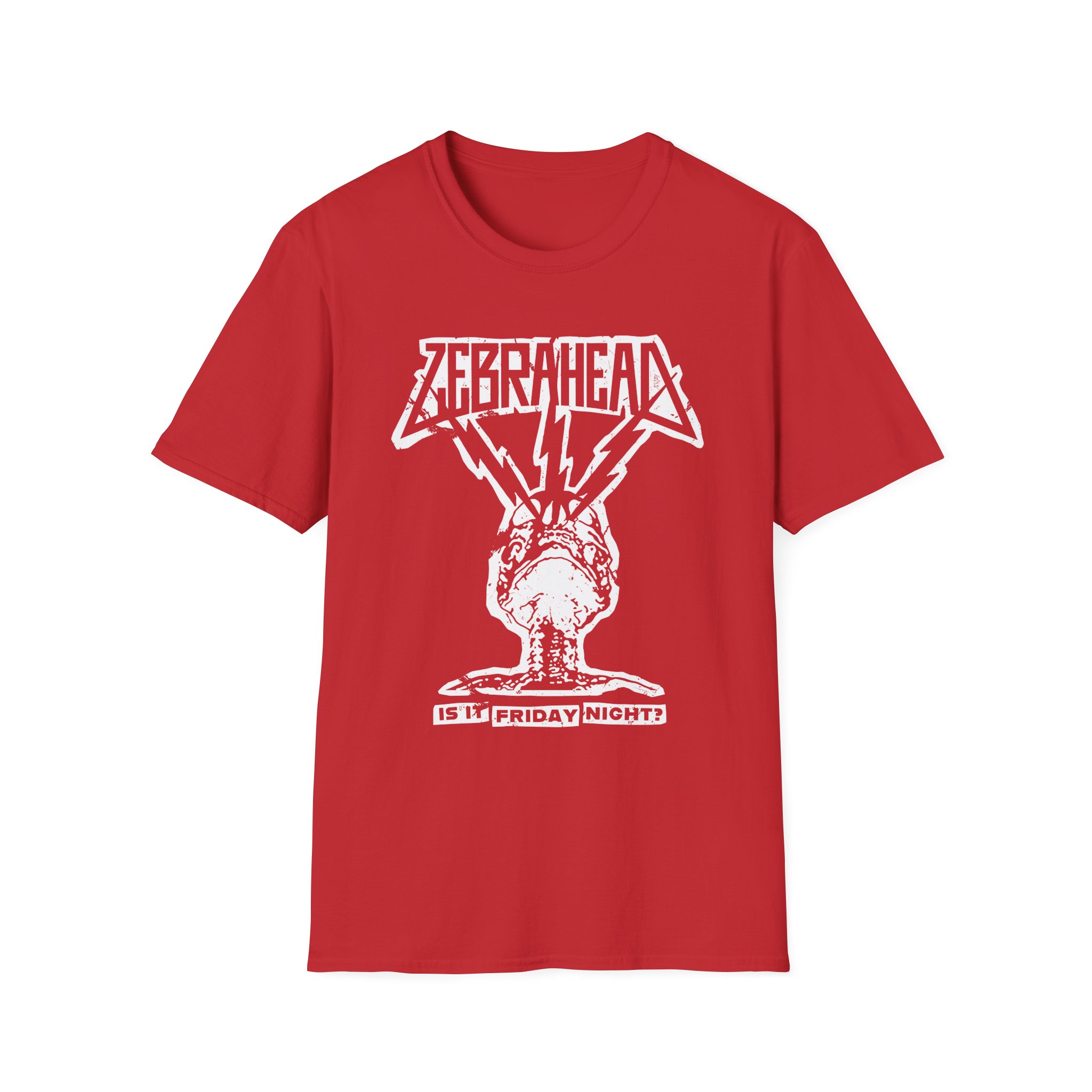 Zebrahead Lightning Skull Friday night tour Unisex Softstyle T-Shirt