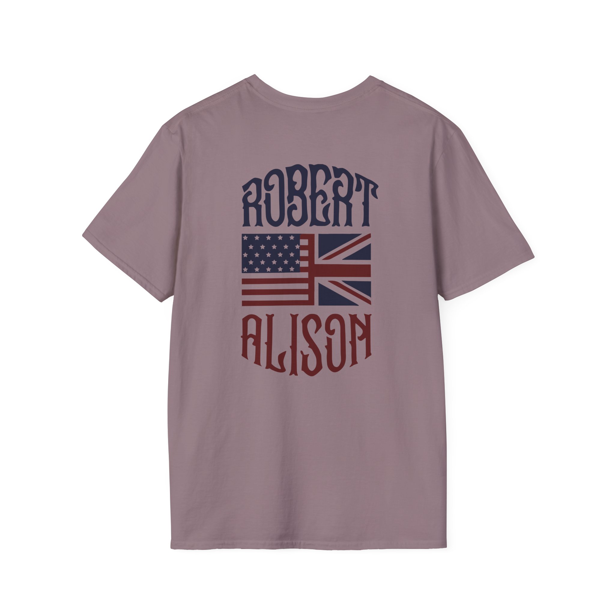 Robert Plant Inflated Type Unisex Softstyle T-Shirt