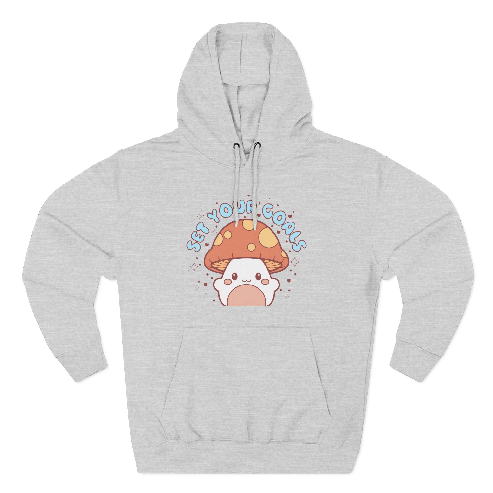 Set Your Goals Shroom Three-Panel Fleece Hoodie