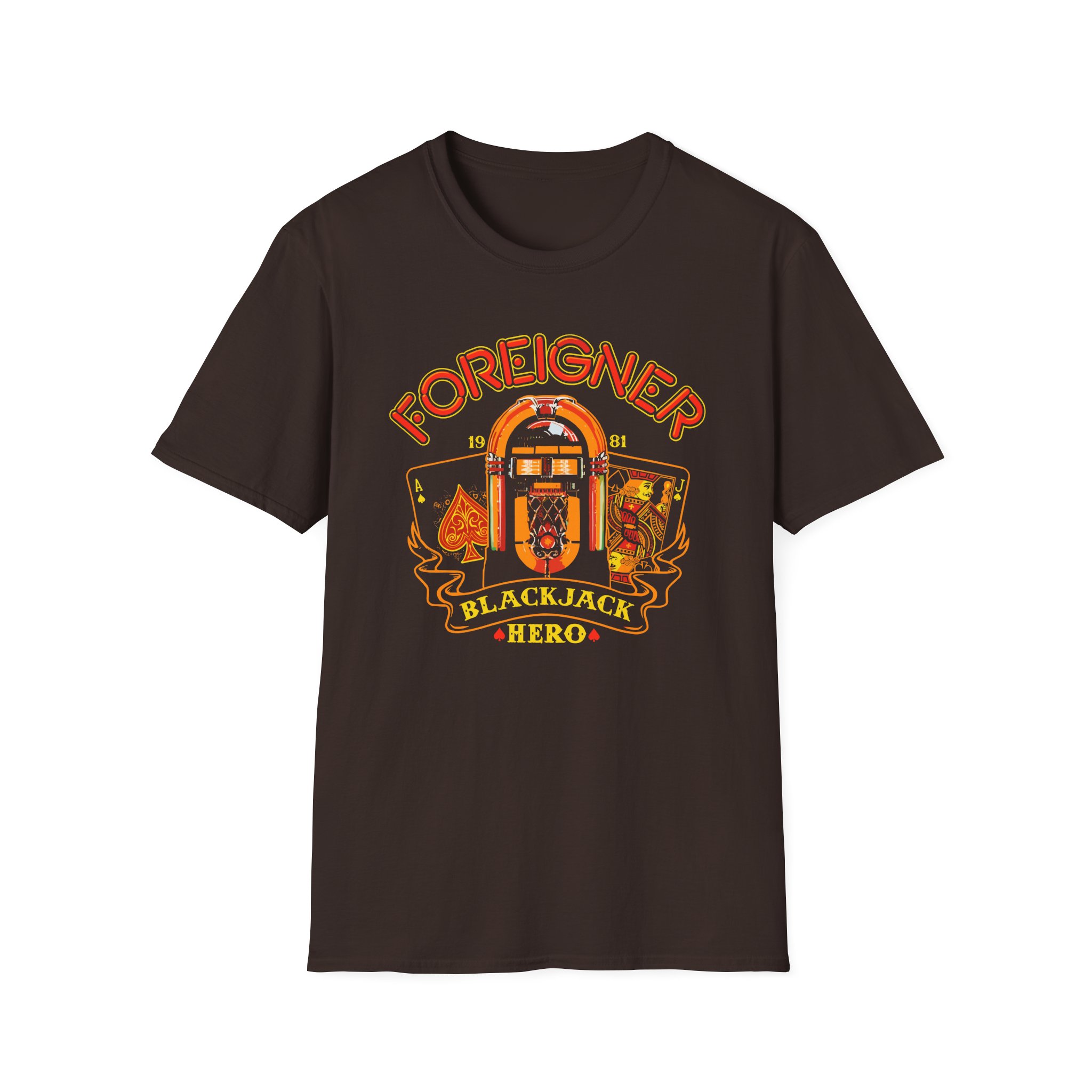 Foreigner Jack Hero Unisex Softstyle T-Shirt