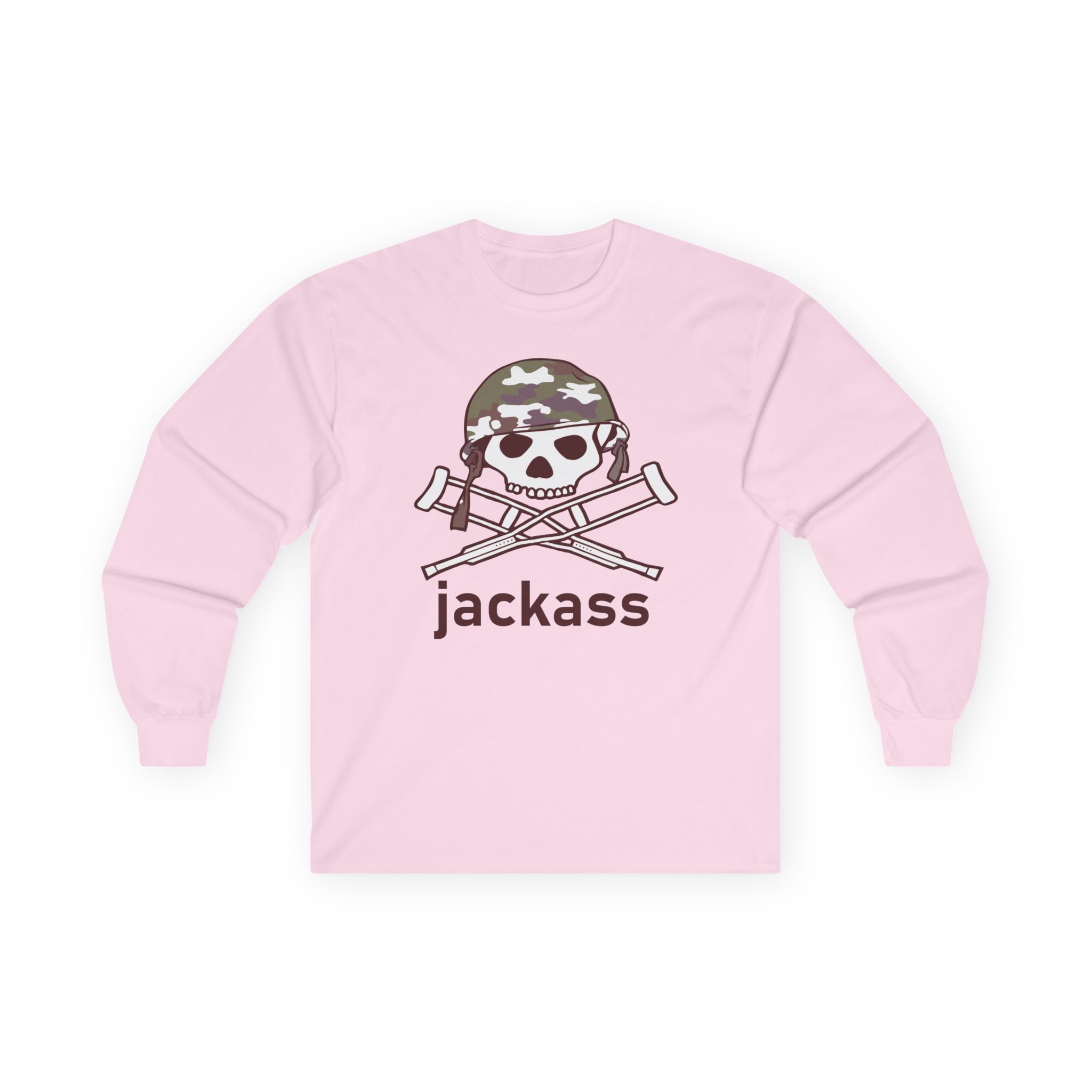 Jackass Camouflage Helmet Unisex Ultra Cotton Long Sleeve Tee