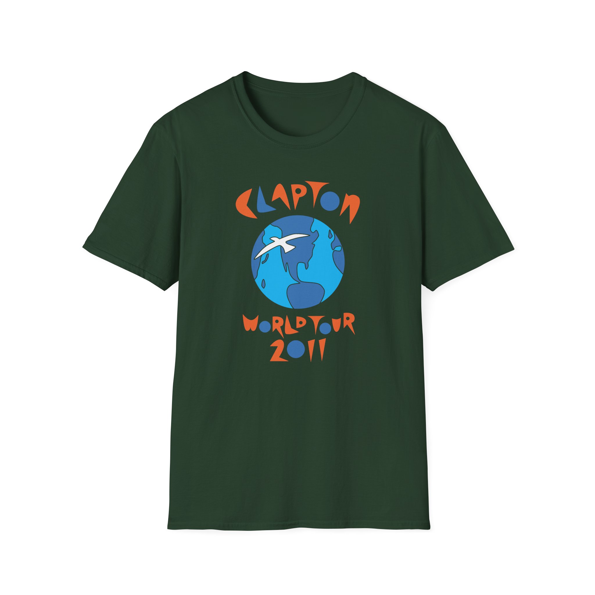 Eric Clapton World Tour 2011 Unisex Softstyle T-Shirt