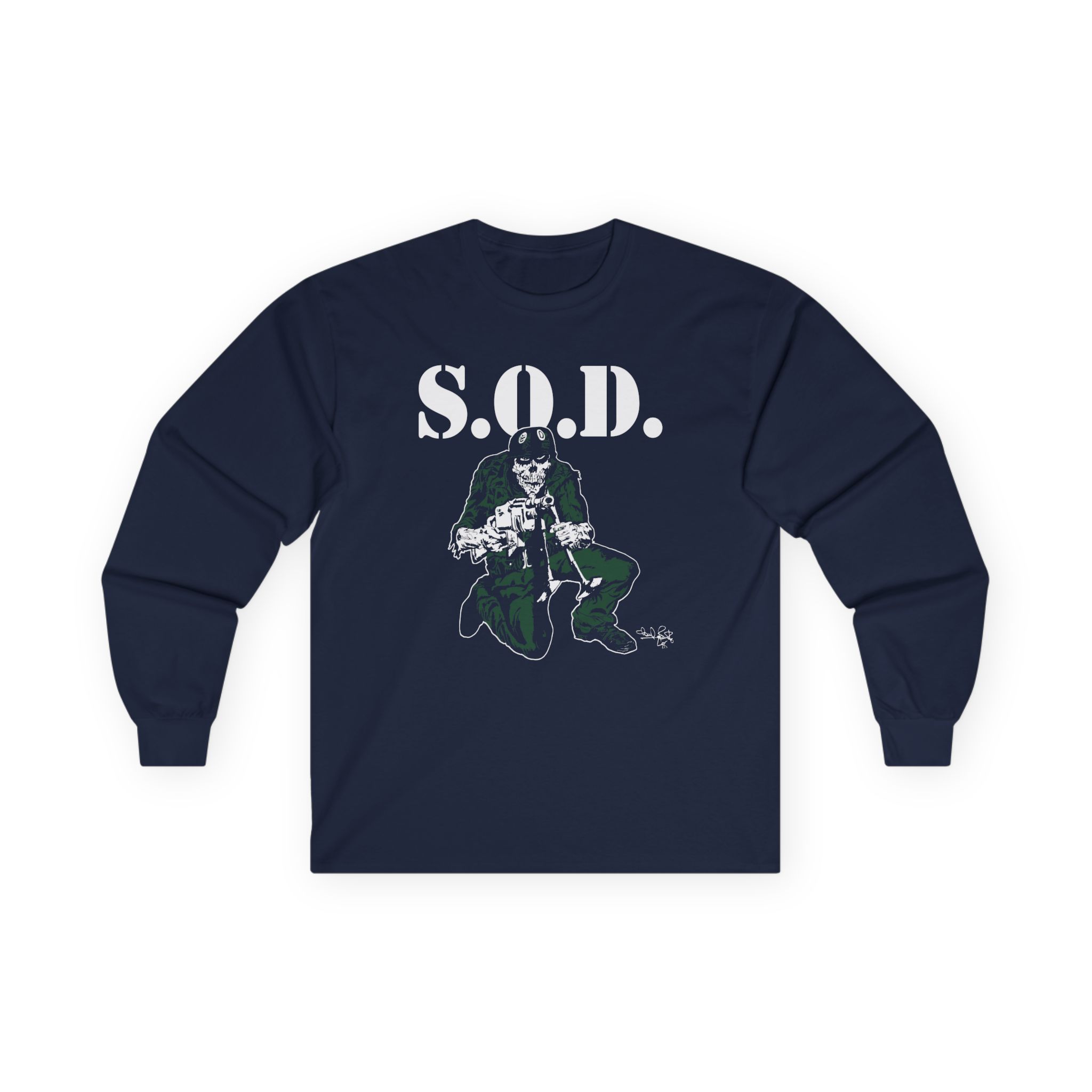 Stormtroopers of Death S.o.d. Schism Tour "85" Speak English or Die Unisex Ultra Cotton Long Sleeve Tee