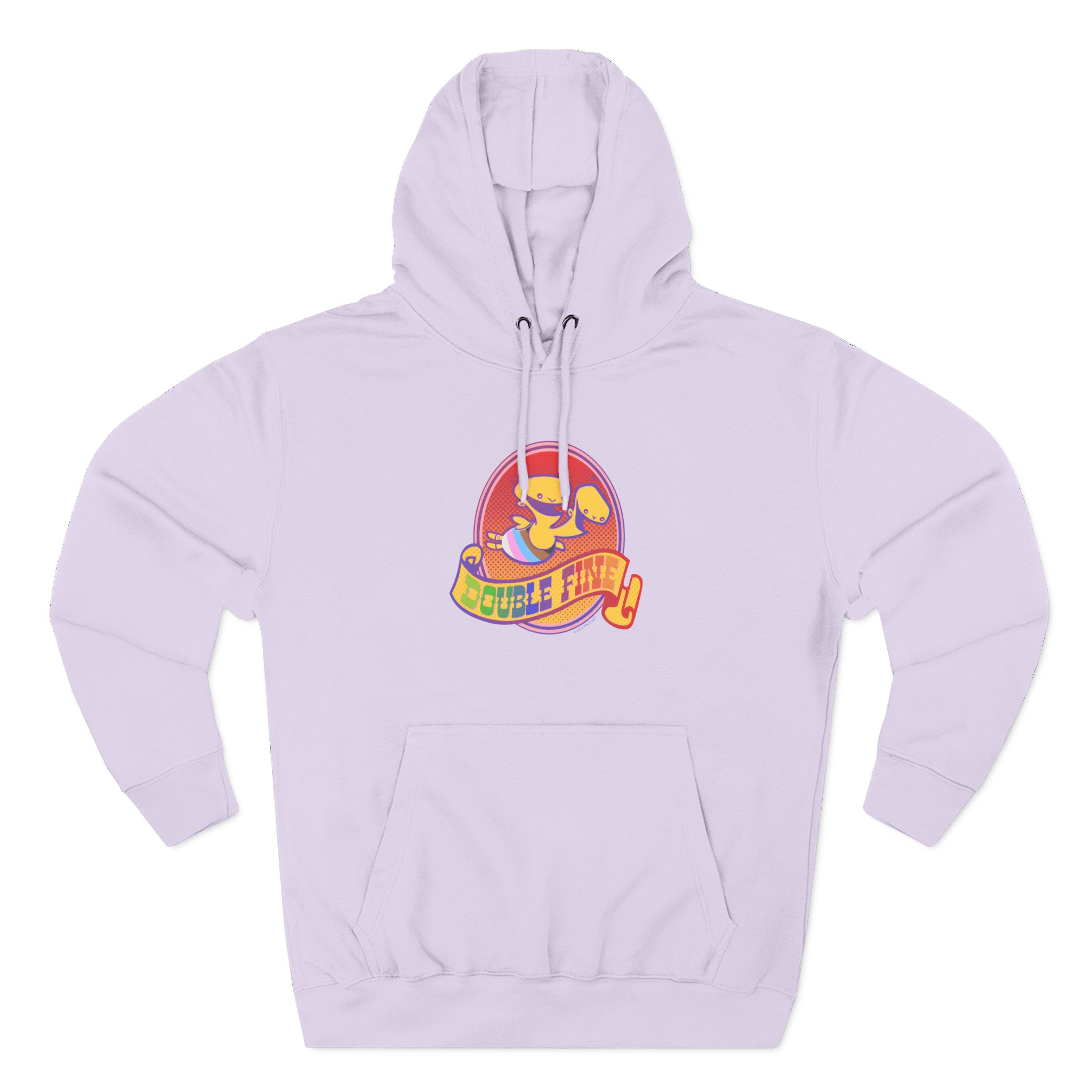 Double Fine Pride Three-Panel Fleece Hoodie