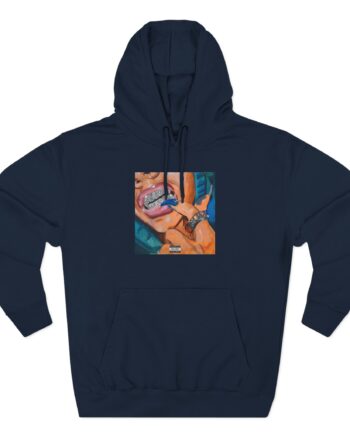 Cruz Cafune Blu€s Cover Three-Panel Fleece Hoodie