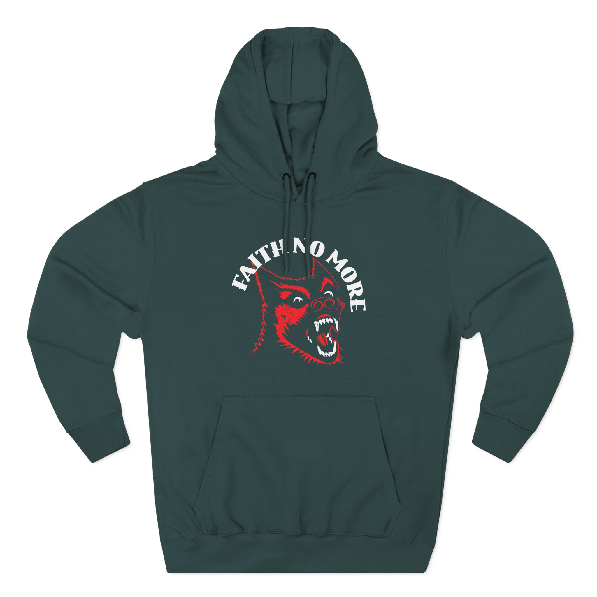 Faith No More Logo Dog 30th Anniversary Three-Panel Fleece Hoodie