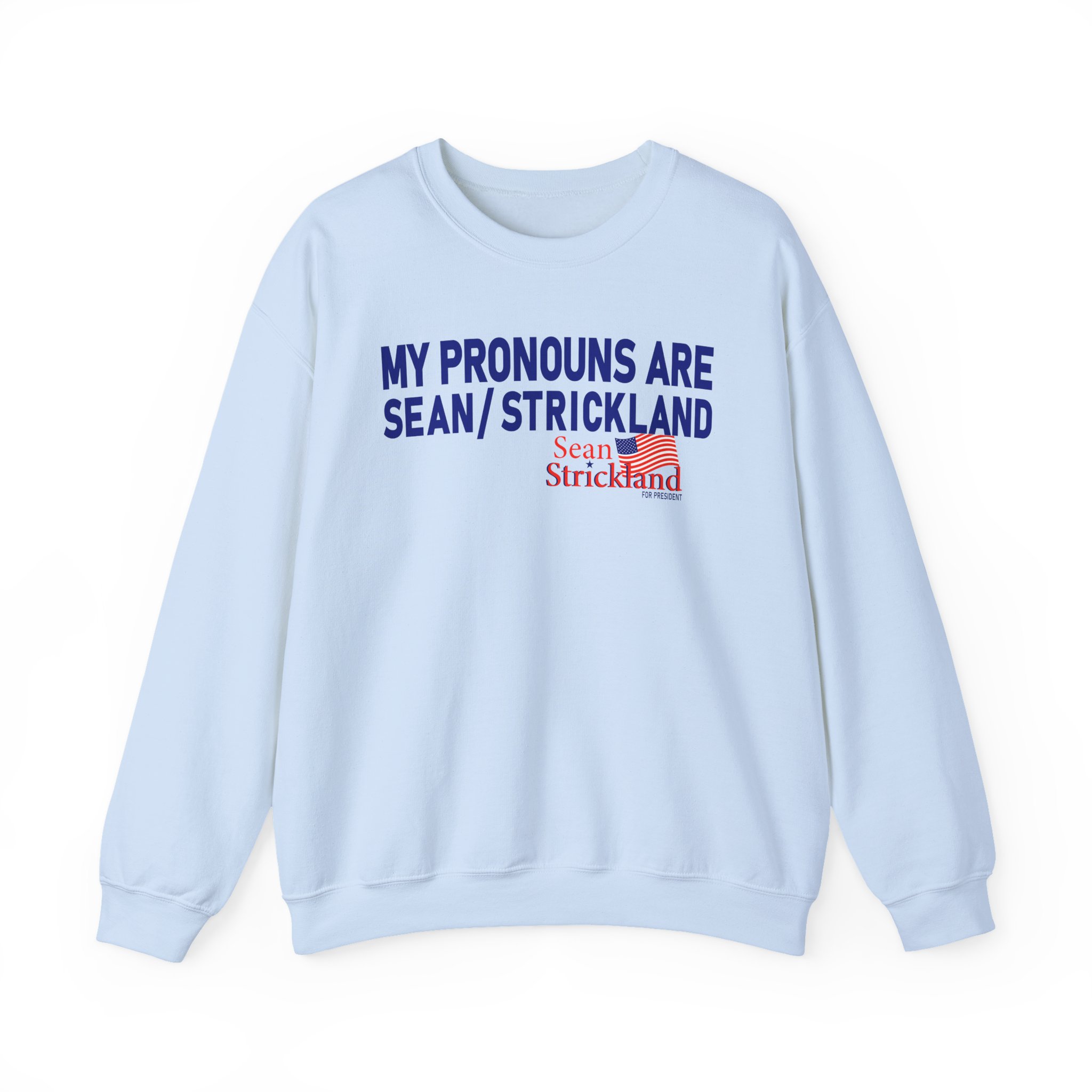Sean Strickland My Pronouns Are Unisex Heavy Blendâ„¢ Crewneck Sweatshirt