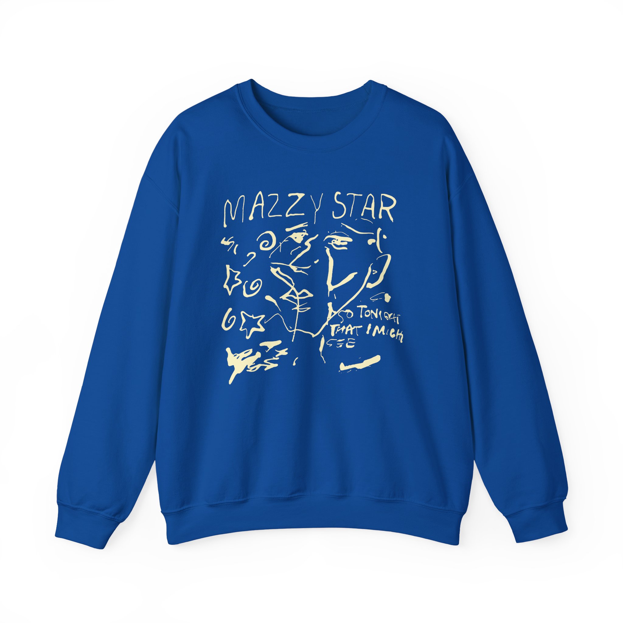 Binchtopia Max Wearing Mazzy Star 90s Unisex Heavy Blendâ„¢ Crewneck Sweatshirt
