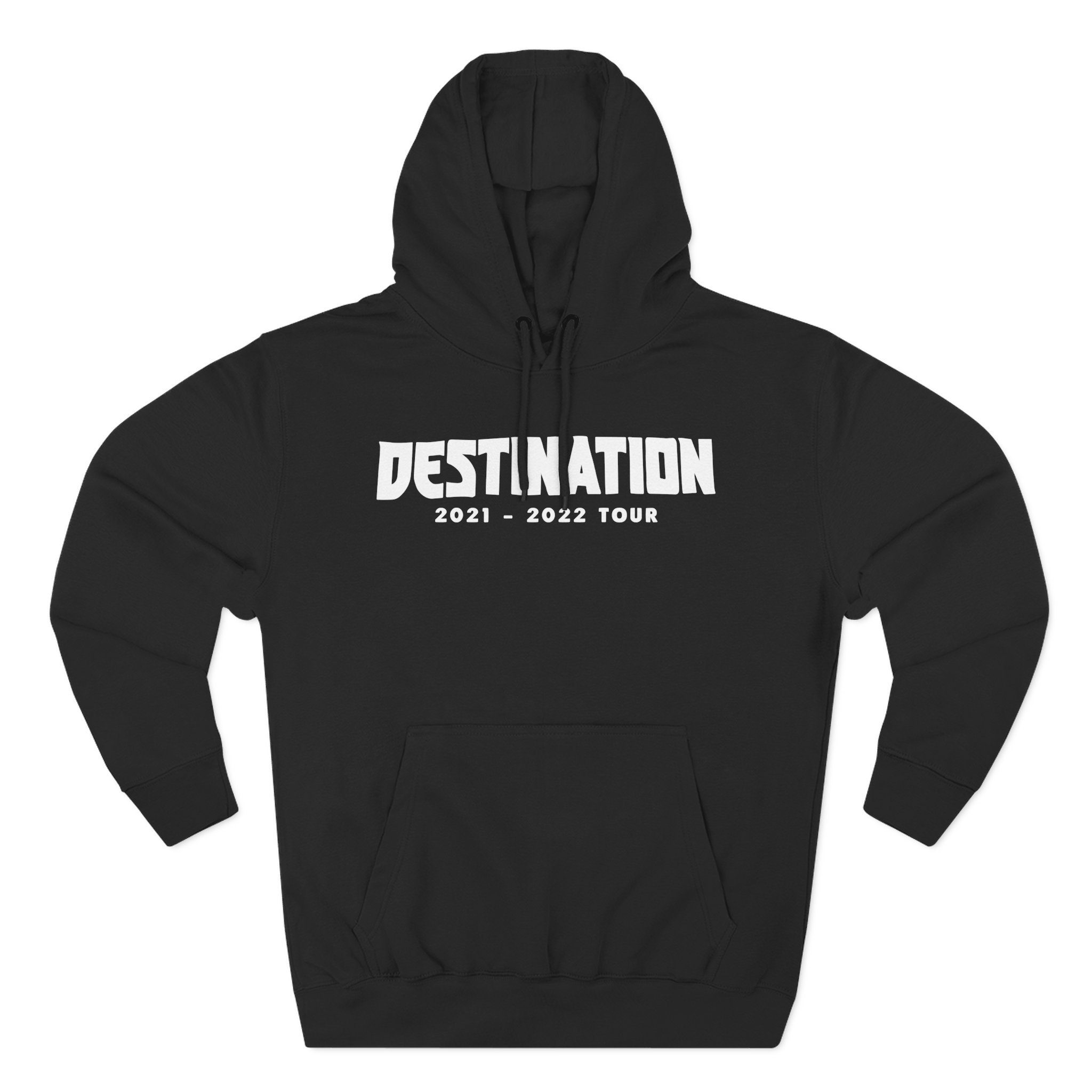 Wooli Destination Three-Panel Fleece Hoodie