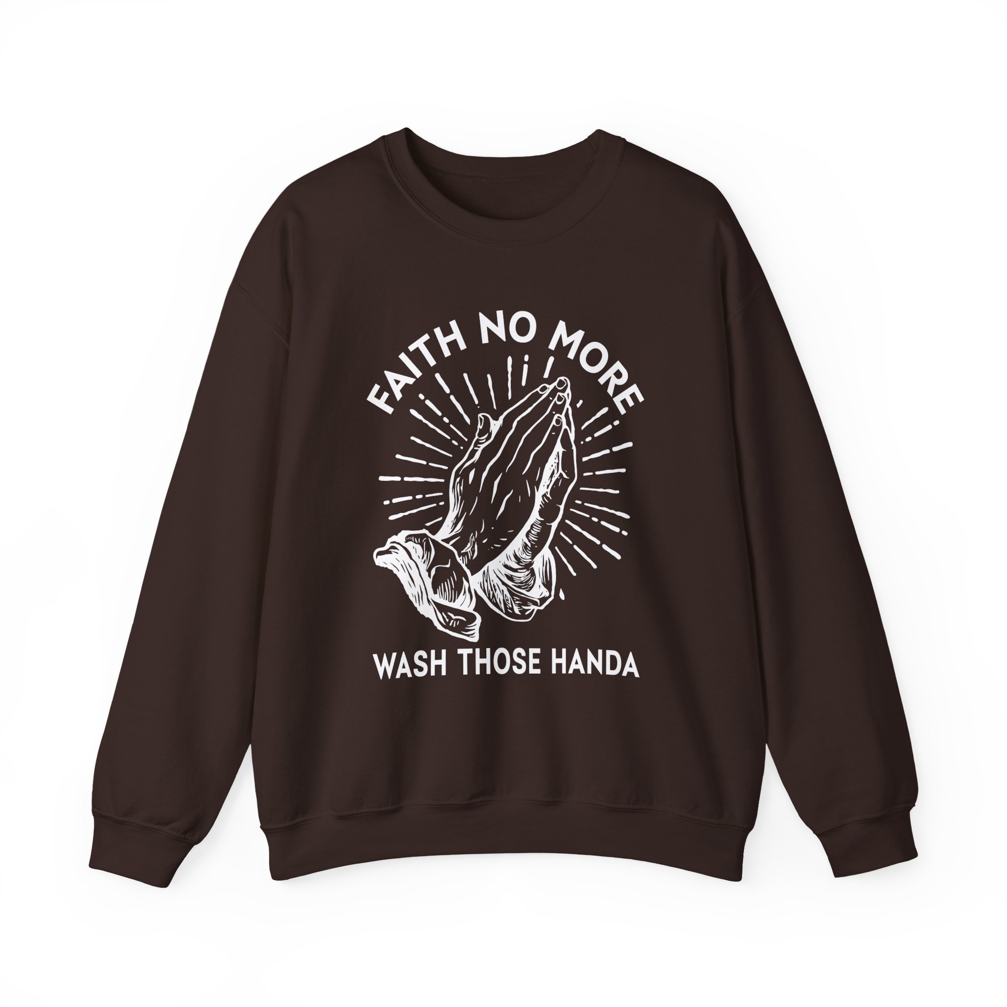 Faith No More Wash Your Hands Unisex Heavy Blendâ„¢ Crewneck Sweatshirt