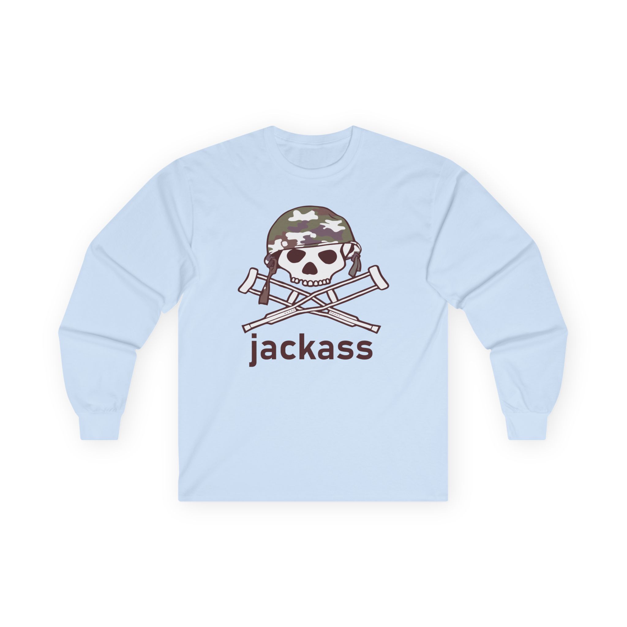 Jackass Camouflage Helmet Unisex Ultra Cotton Long Sleeve Tee