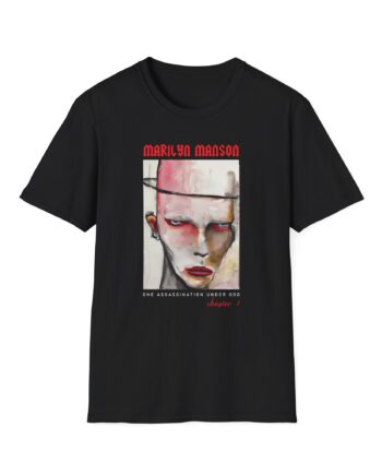 Marilyn Manson One Assassination Under God Unisex Softstyle T-Shirt