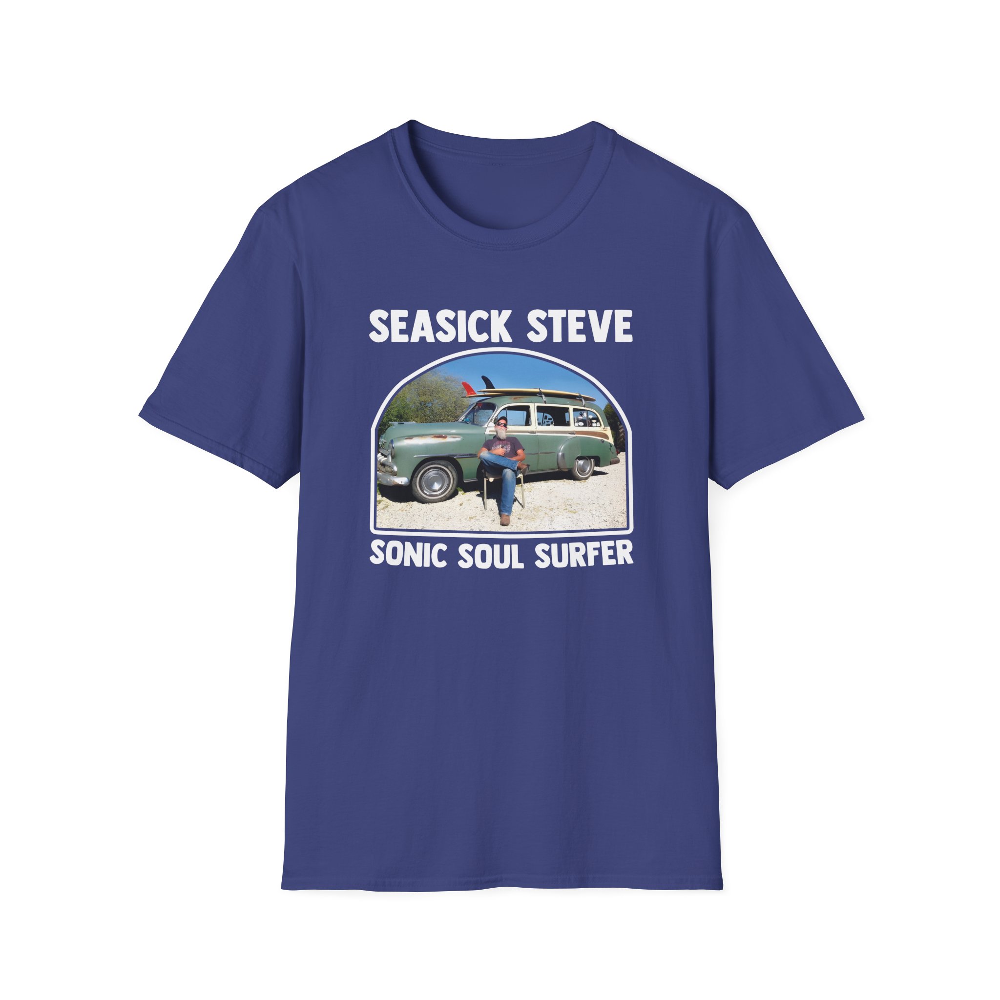 Seasick Steve Sonic Soul Surfer Unisex Softstyle T-Shirt