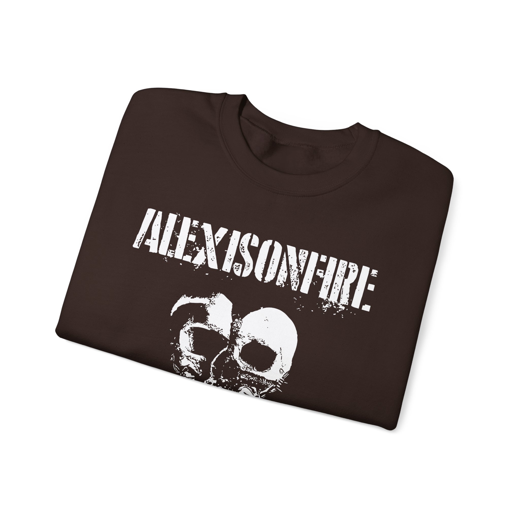 Alexisonfire Barbed Wire Heartskull Unisex Heavy Blendâ„¢ Crewneck Sweatshirt