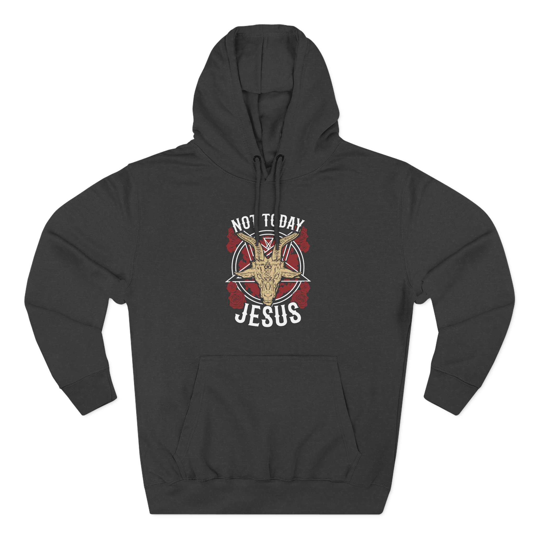 Goatwhore Not Today Jesus Three-Panel Fleece Hoodie