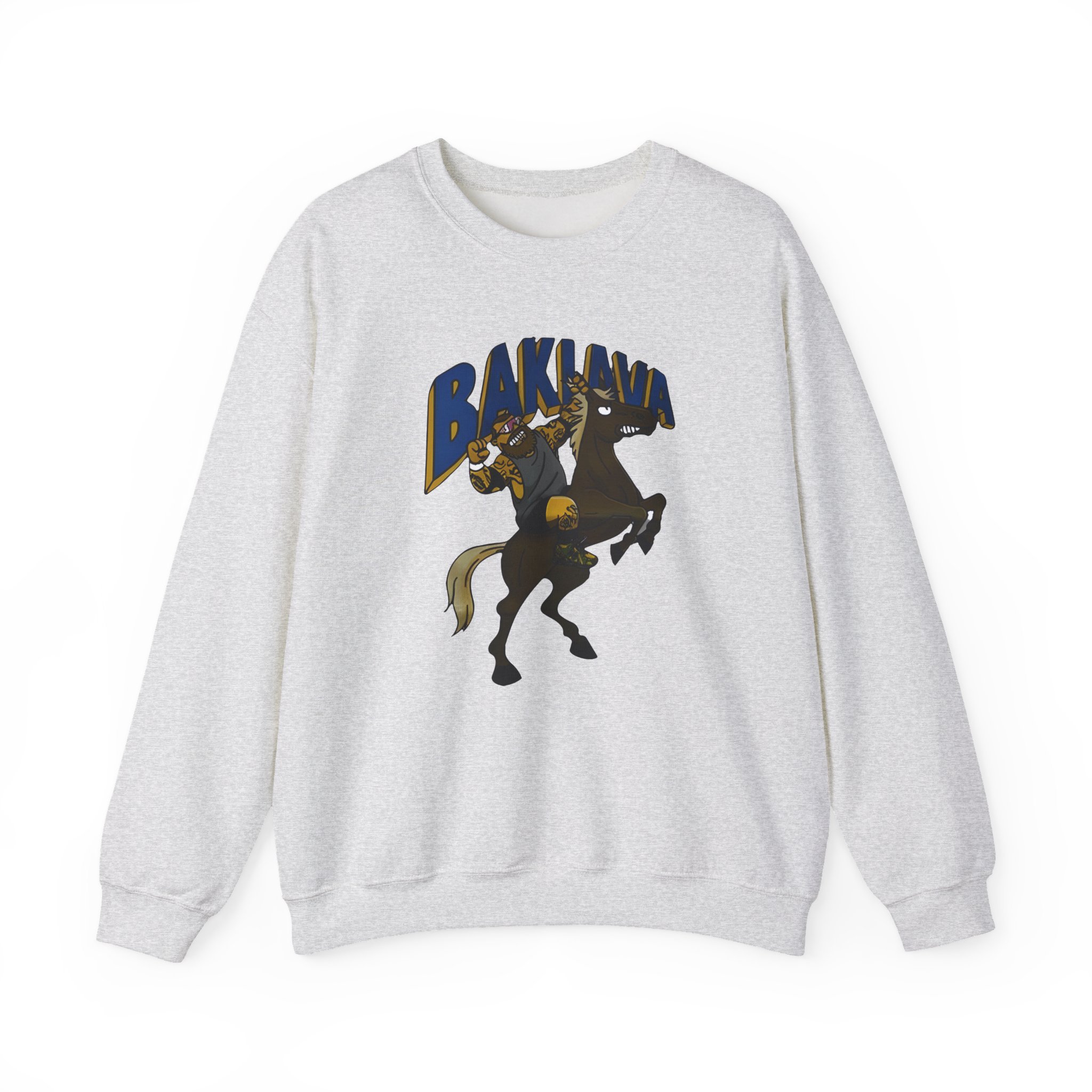 Action Bronson Baklava Horse Unisex Heavy Blendâ„¢ Crewneck Sweatshirt