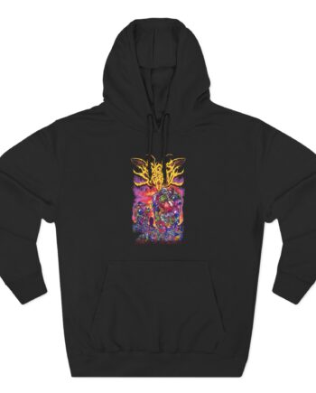 Signs of the Swarm Among Us the Low & Empty Three-Panel Fleece Hoodie