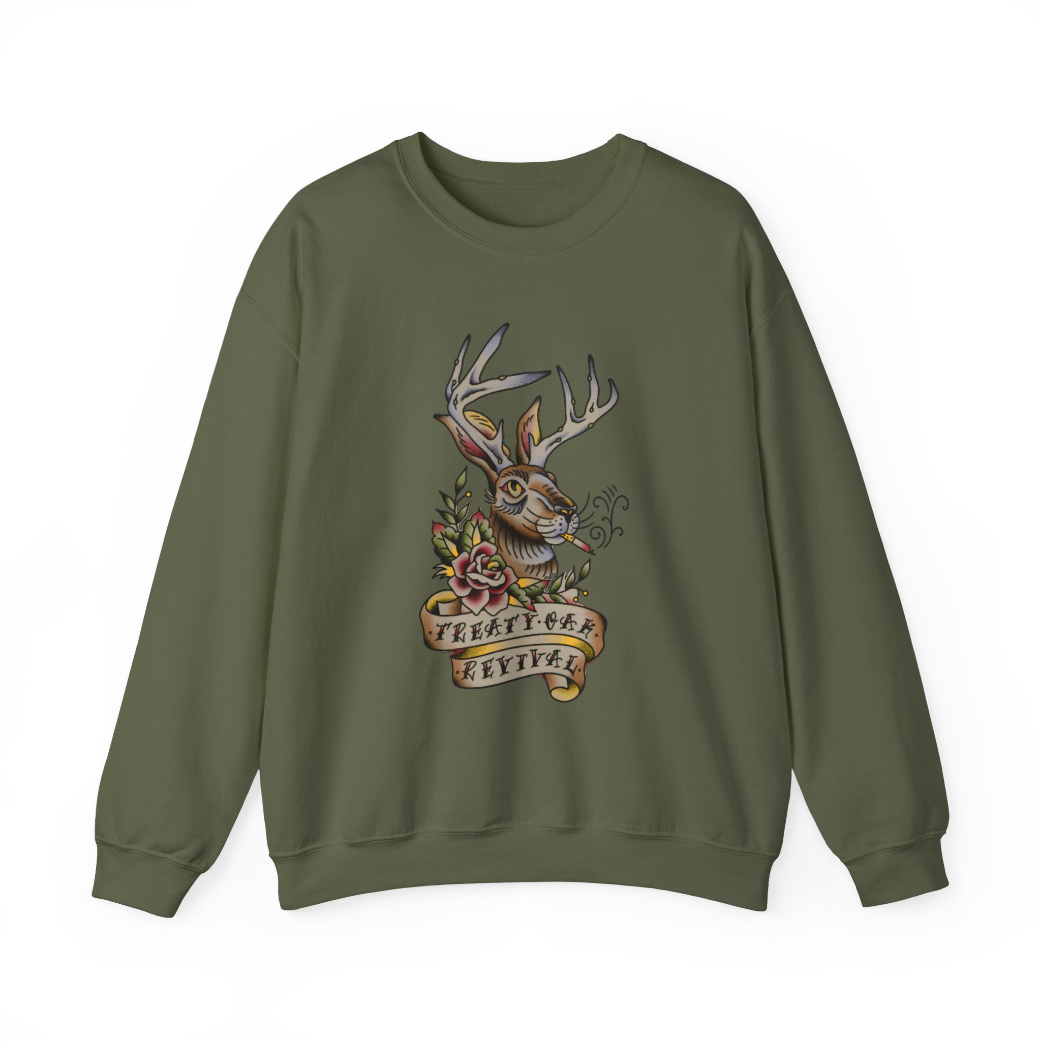Treaty Oak Revival Jack Rabbit Unisex Heavy Blendâ„¢ Crewneck Sweatshirt