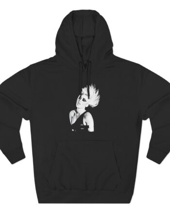 Miley Cyrus Serving Face South America Tour Three-Panel Fleece Hoodie