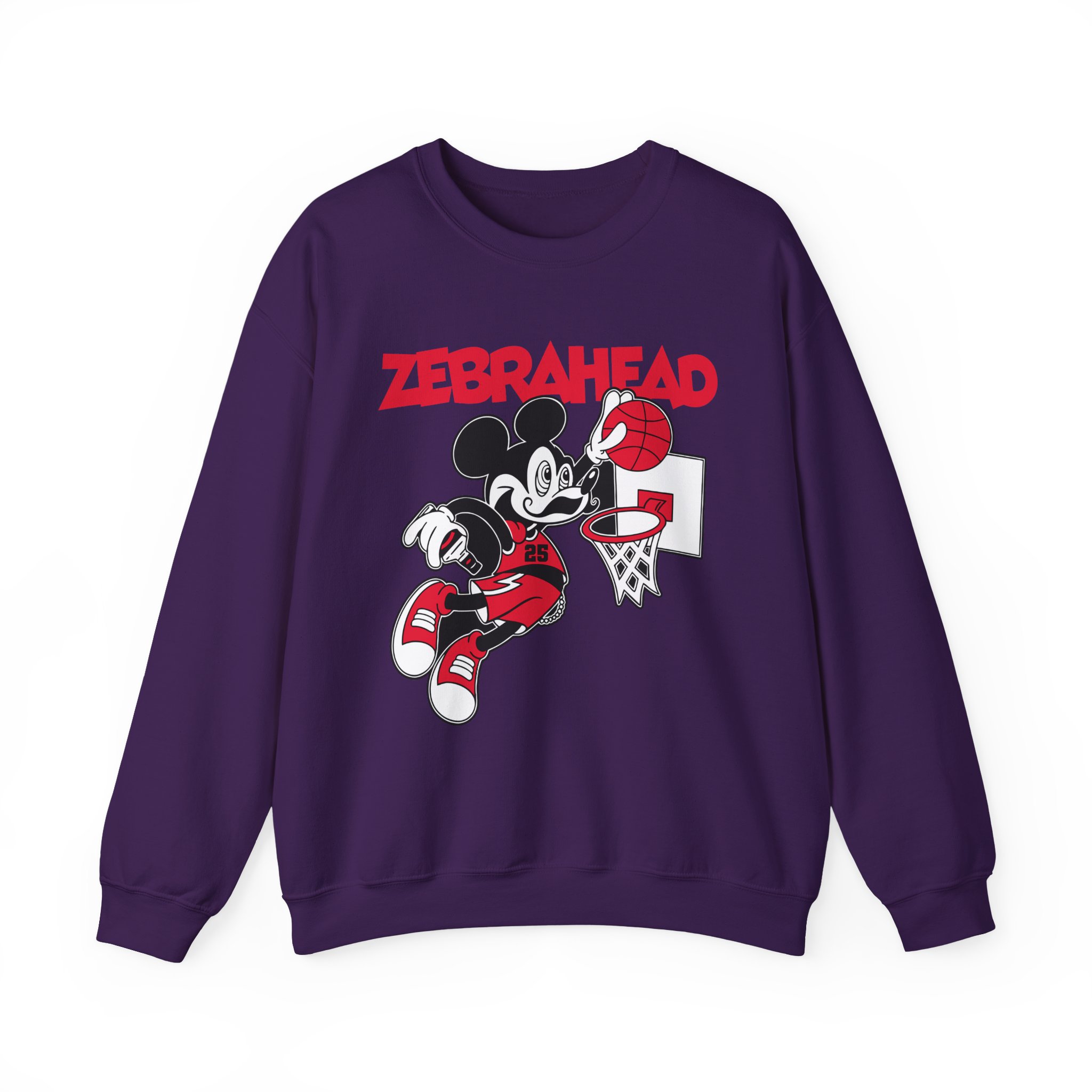 Zebrahead Mickey Unisex Heavy Blendâ„¢ Crewneck Sweatshirt
