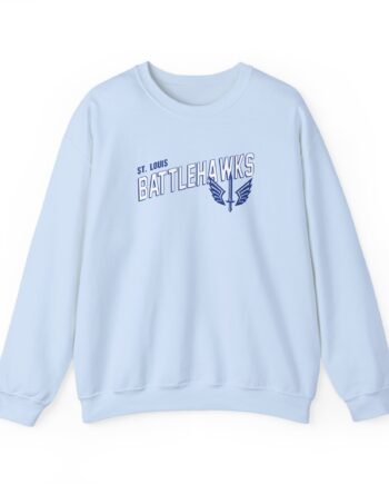 St. Louis Battlehawks 108 Stitches Tarc Merman Unisex Heavy Blend™ Crewneck Sweatshirt