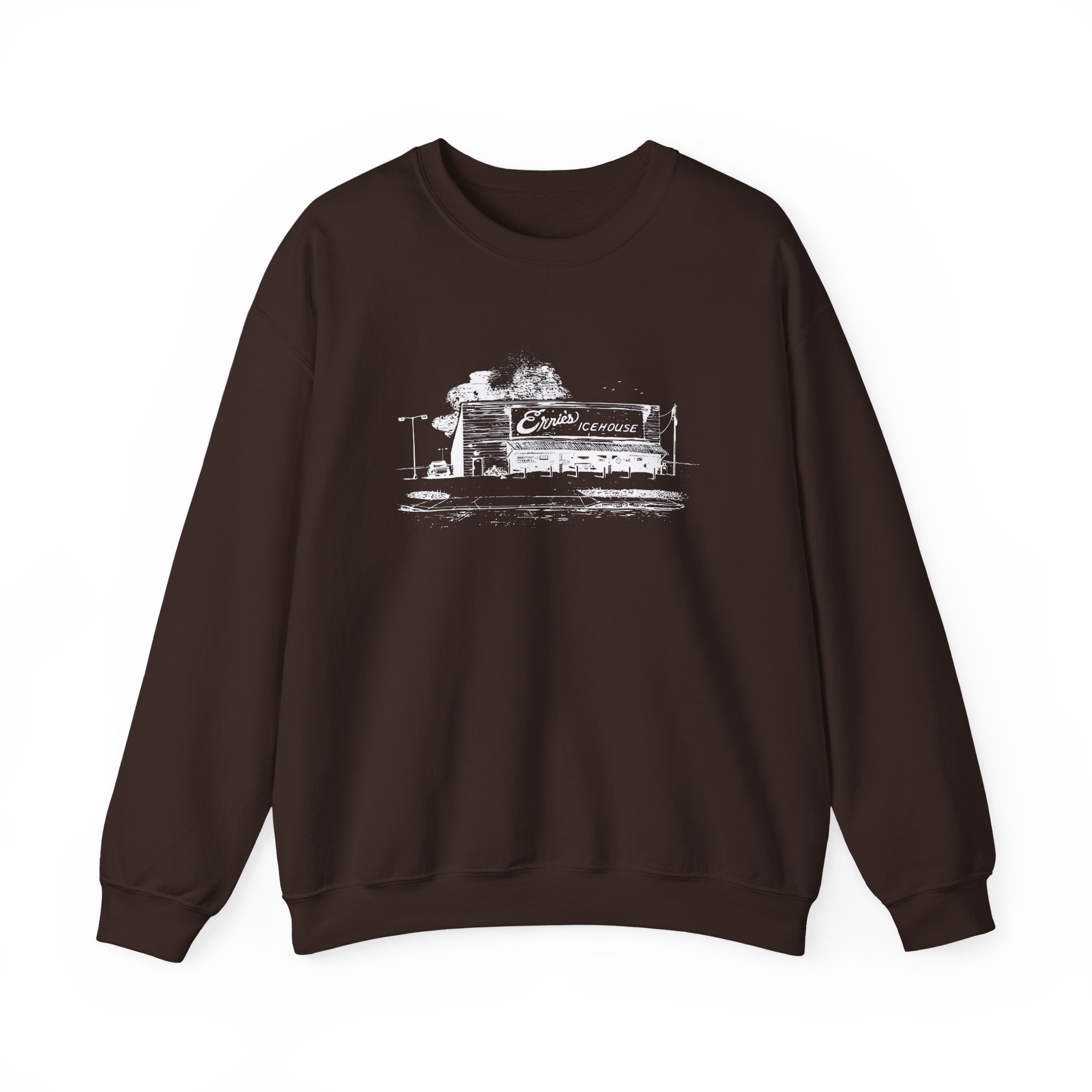 Clint Black Ernie's Ice House Unisex Heavy Blendâ„¢ Crewneck Sweatshirt