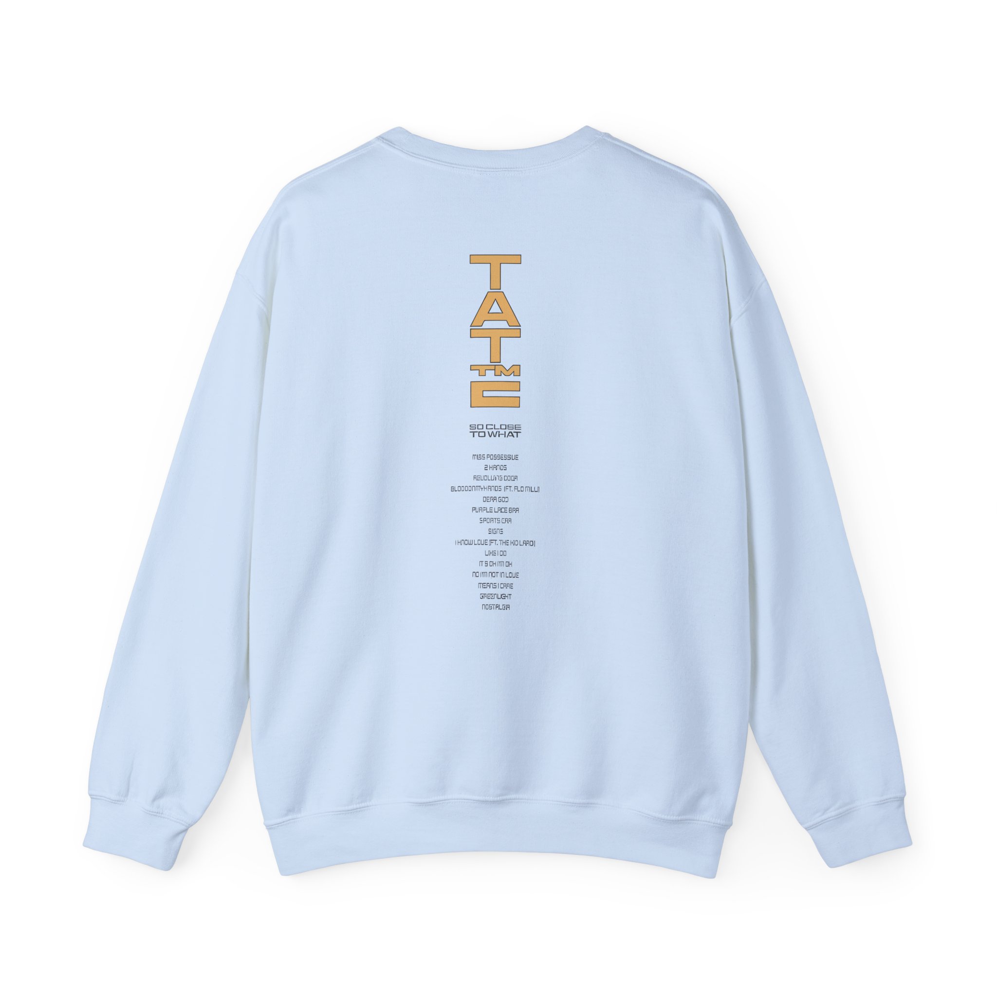 Tate Mcrae Tracklist Unisex Heavy Blendâ„¢ Crewneck Sweatshirt