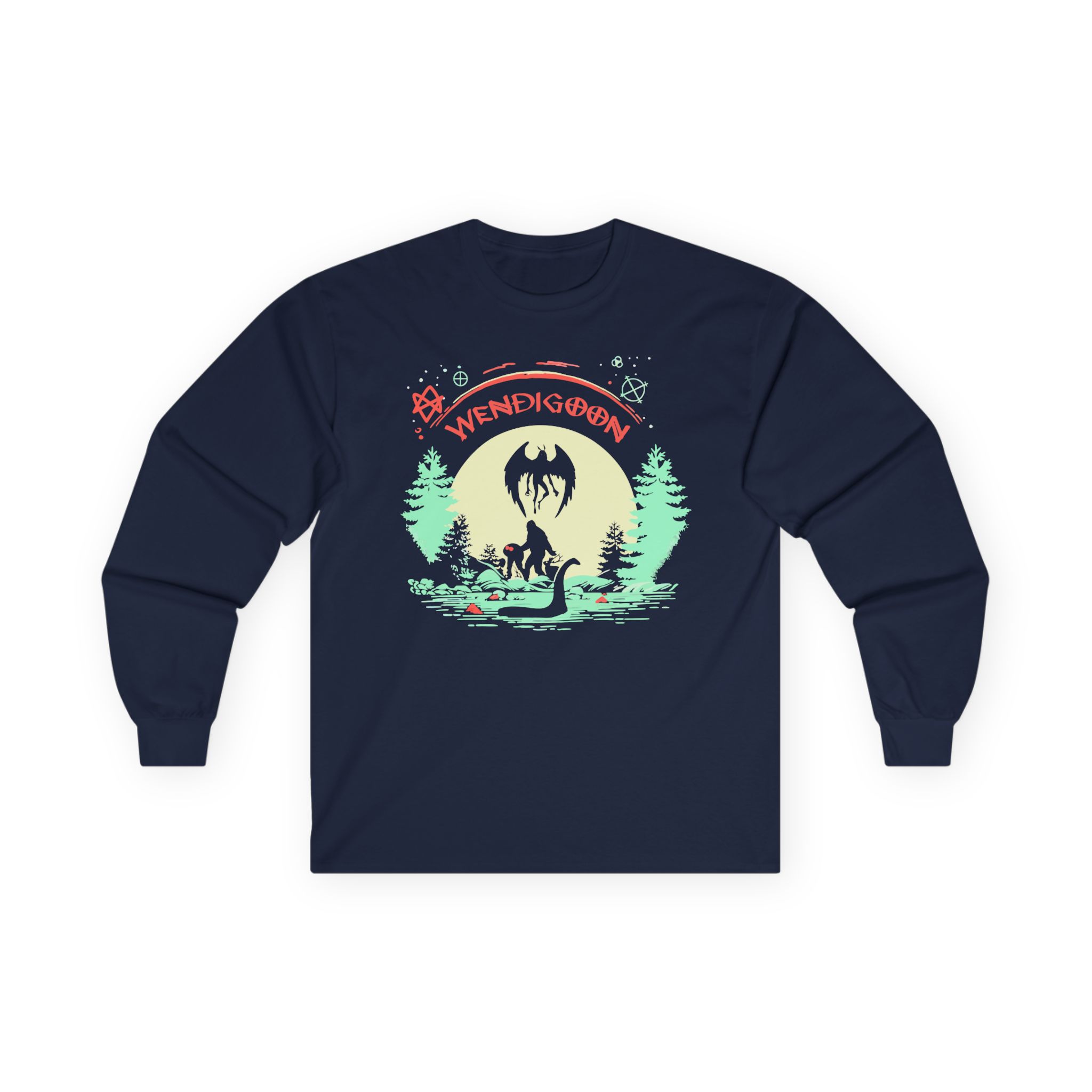 Wendigoon Cryptids on Tour Unisex Ultra Cotton Long Sleeve Tee