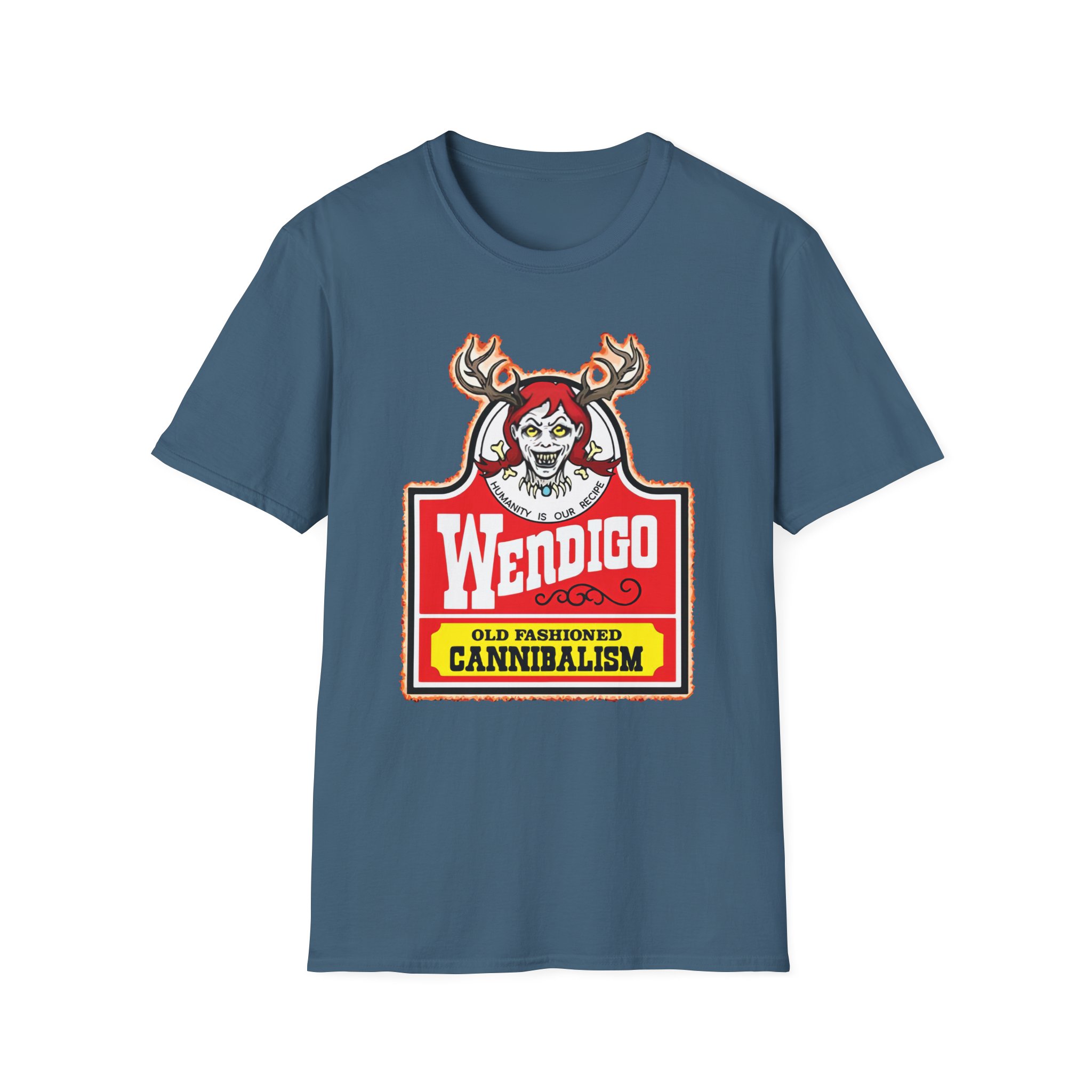 Wendigo Old Fashioned Cannibalism Unisex Softstyle T-Shirt
