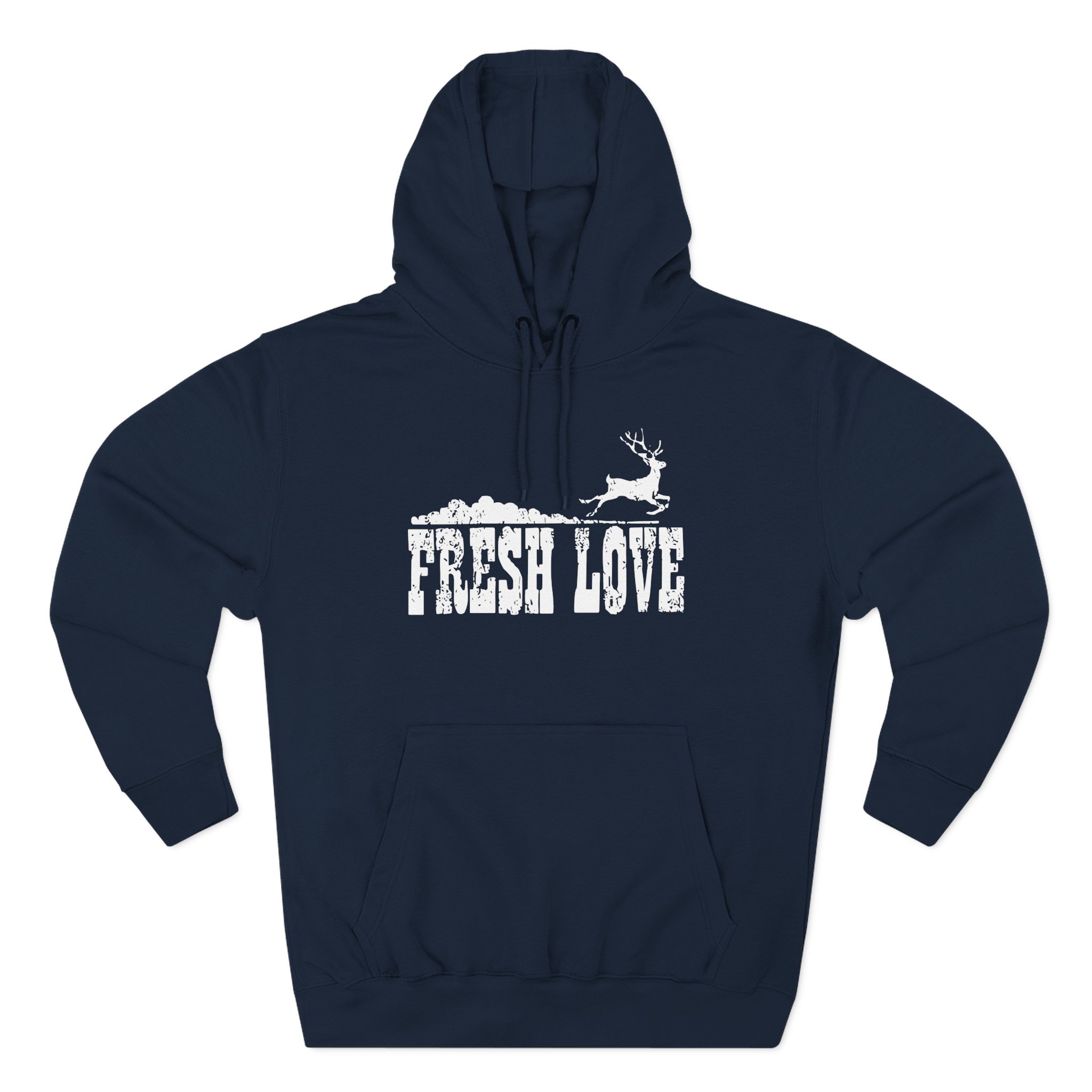 Fresh Love Three-Panel Fleece Hoodie