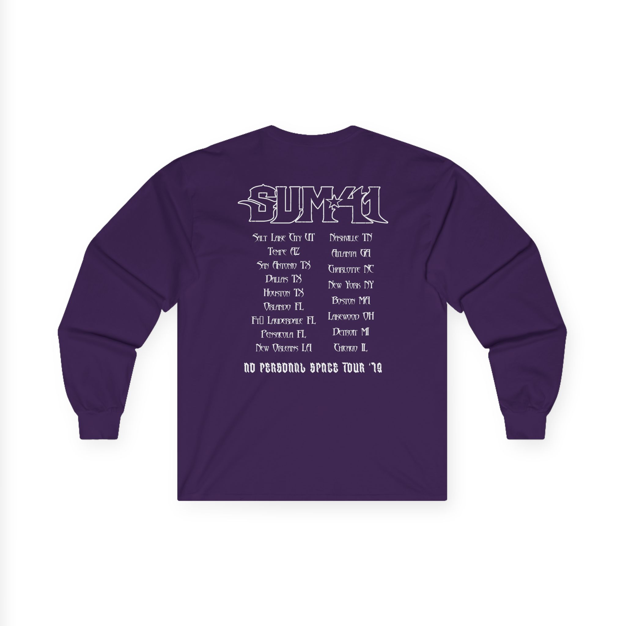 Sum 41 Reap41 Itin Unisex Ultra Cotton Long Sleeve Tee