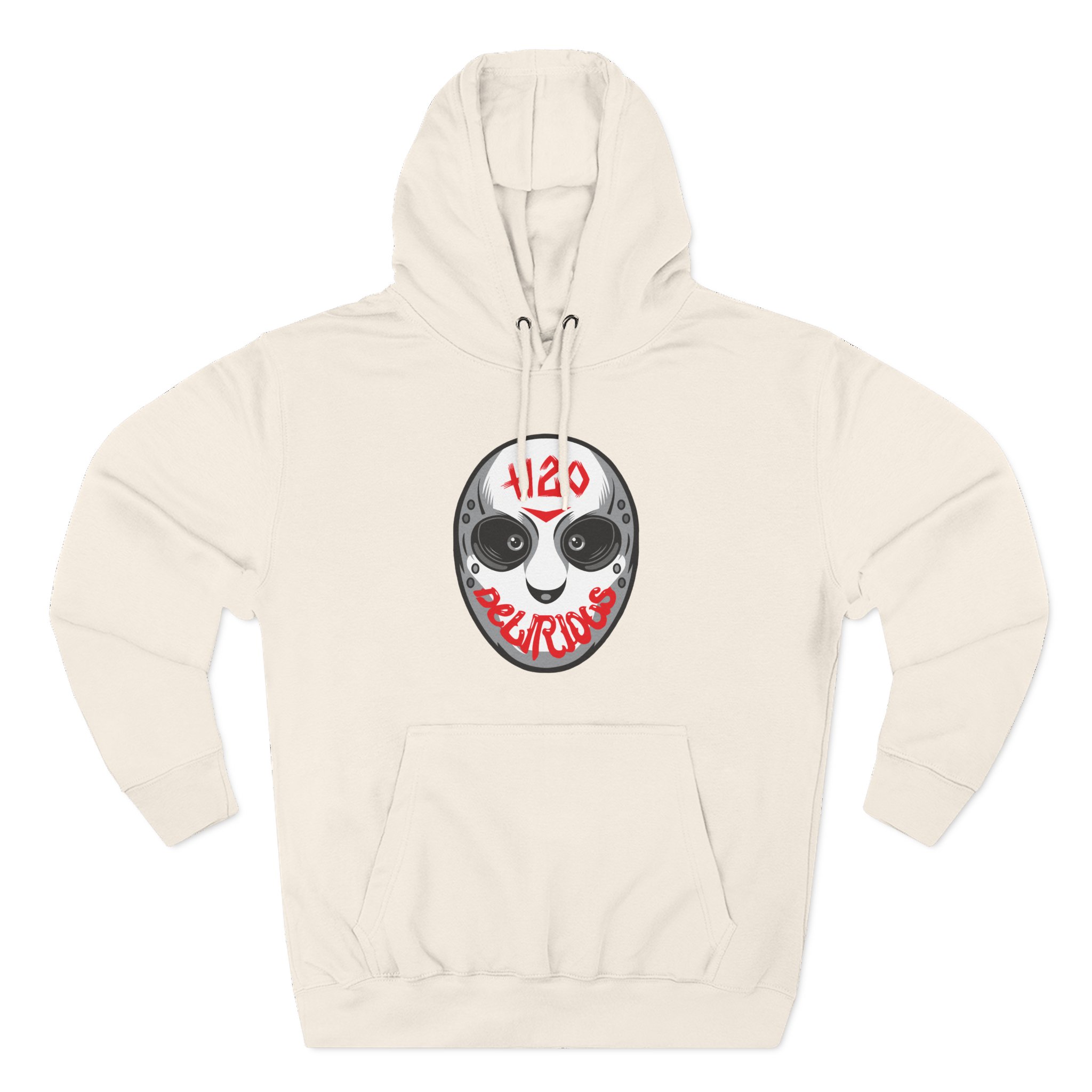 H2odelirious Face Mask Logo Three-Panel Fleece Hoodie