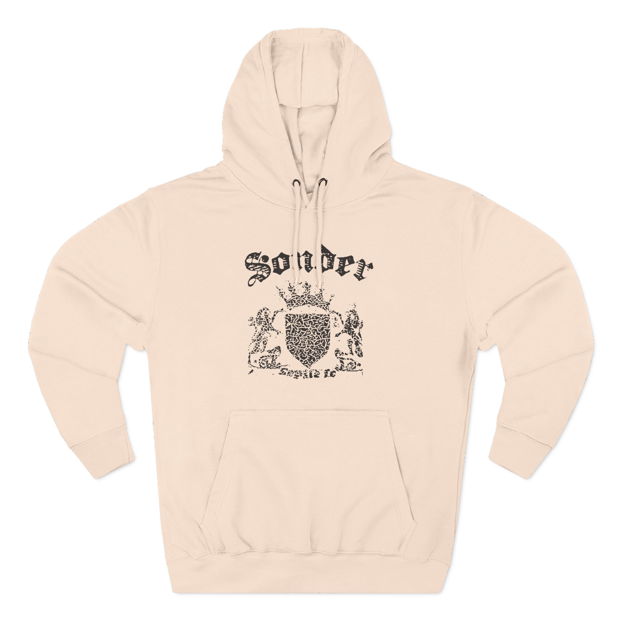 Sonder Crest Three-Panel Fleece Hoodie
