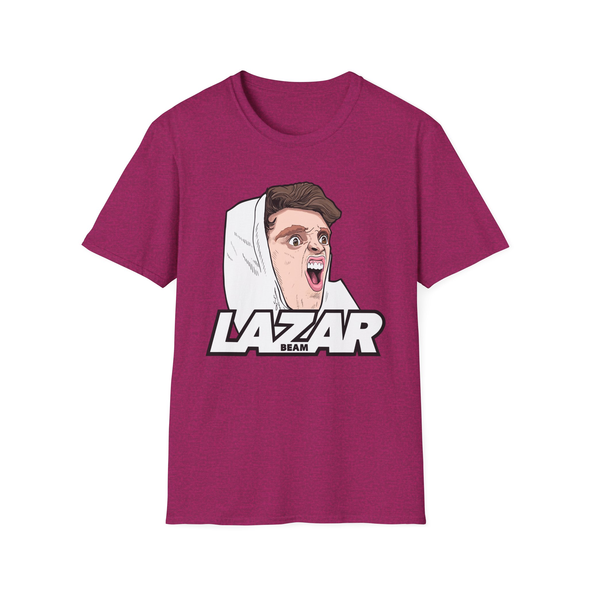 Lazar Silly Face Unisex Softstyle T-Shirt