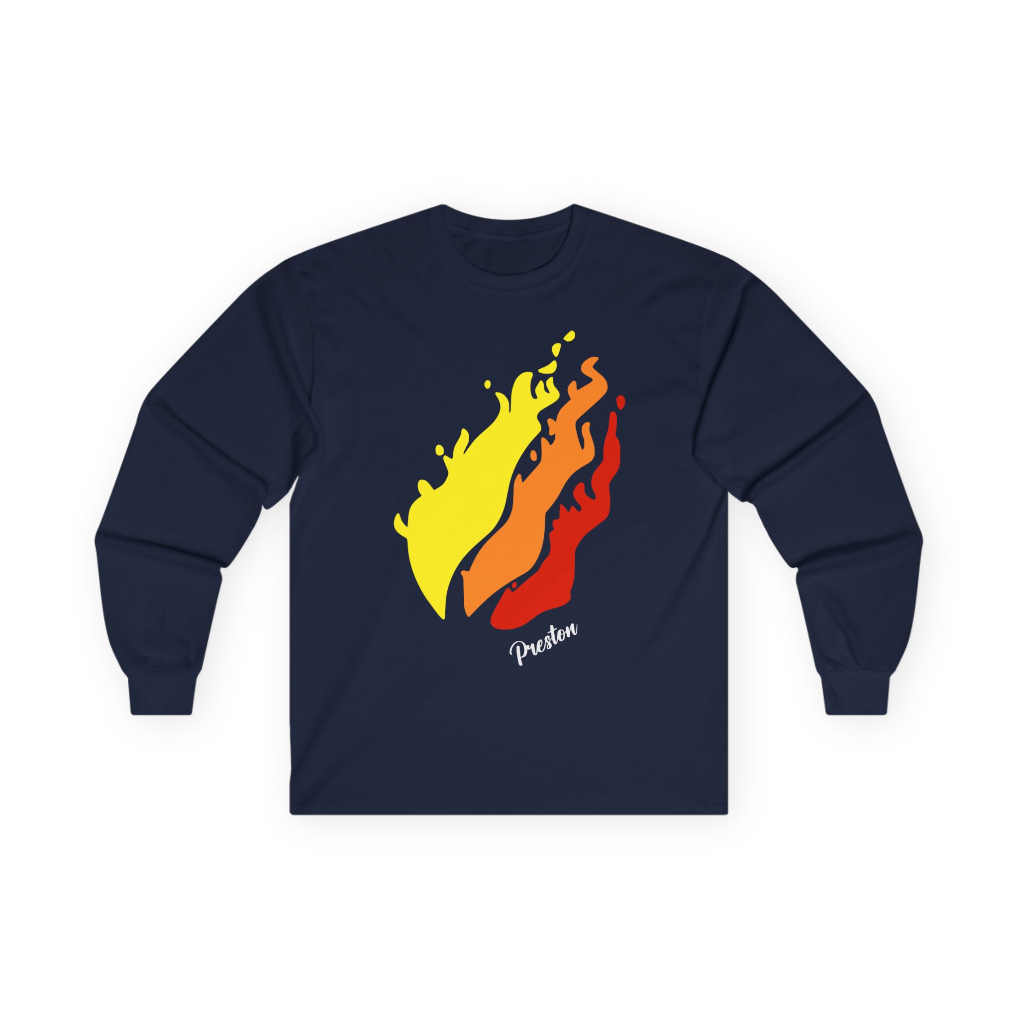 Preston Flame Unisex Ultra Cotton Long Sleeve Tee