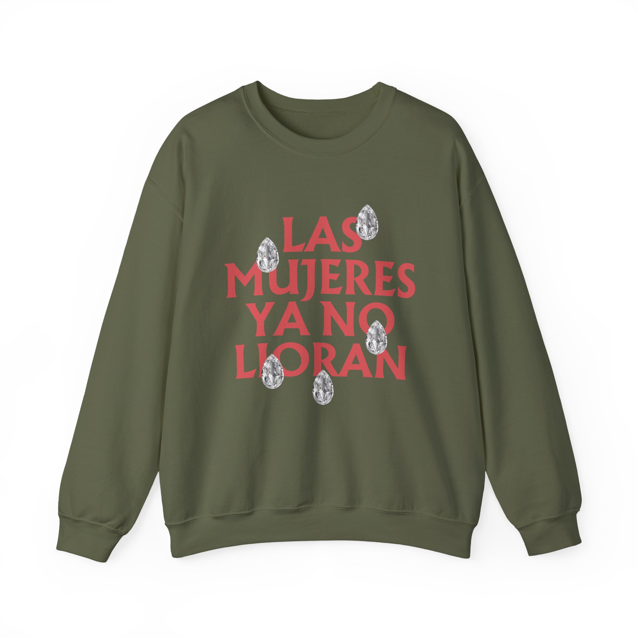 Shakira Las Mujeres Ya No Lloran Teardrops Unisex Heavy Blendâ„¢ Crewneck Sweatshirt