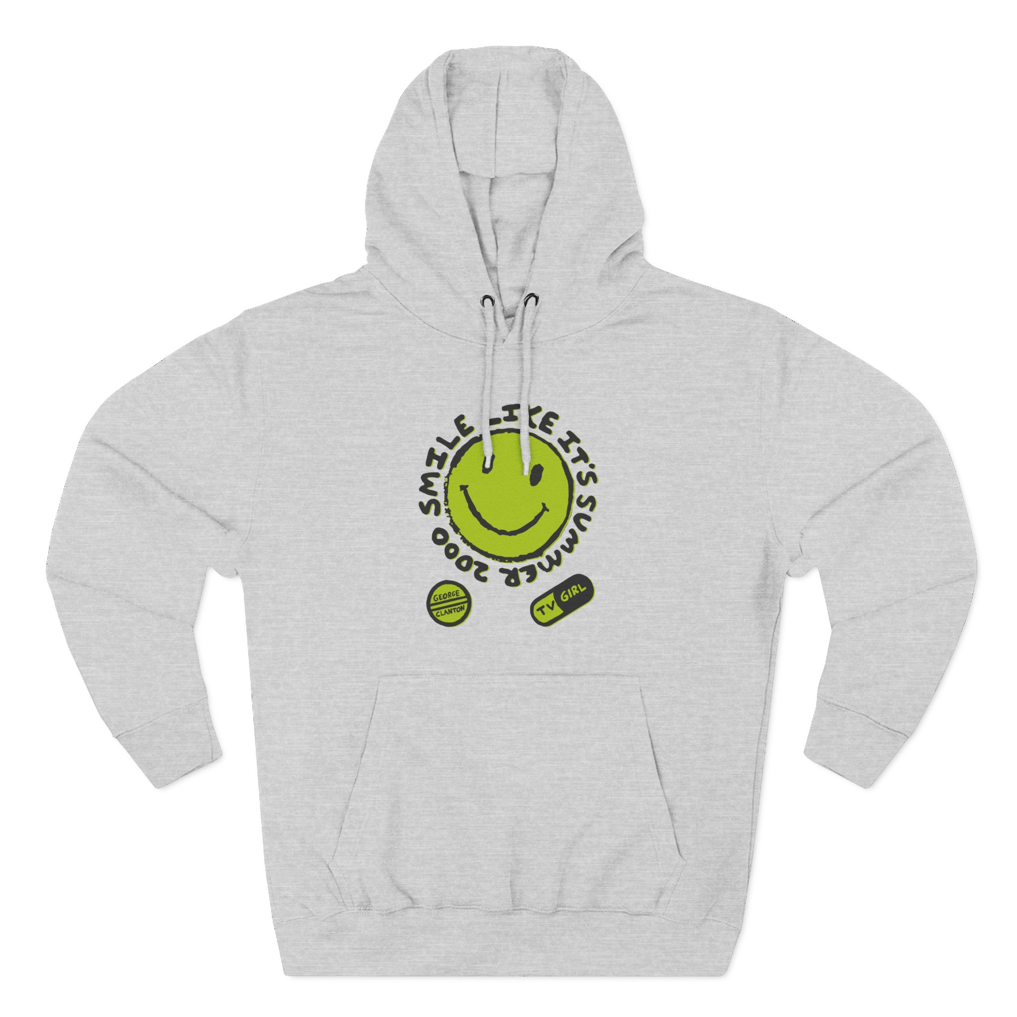 Tv Girl Smile Like It's Summer 2000 Three-Panel Fleece Hoodie