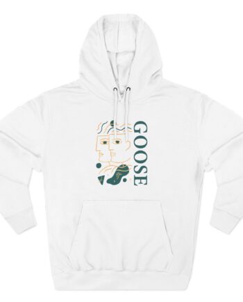 Goose Three-Panel Fleece Hoodie