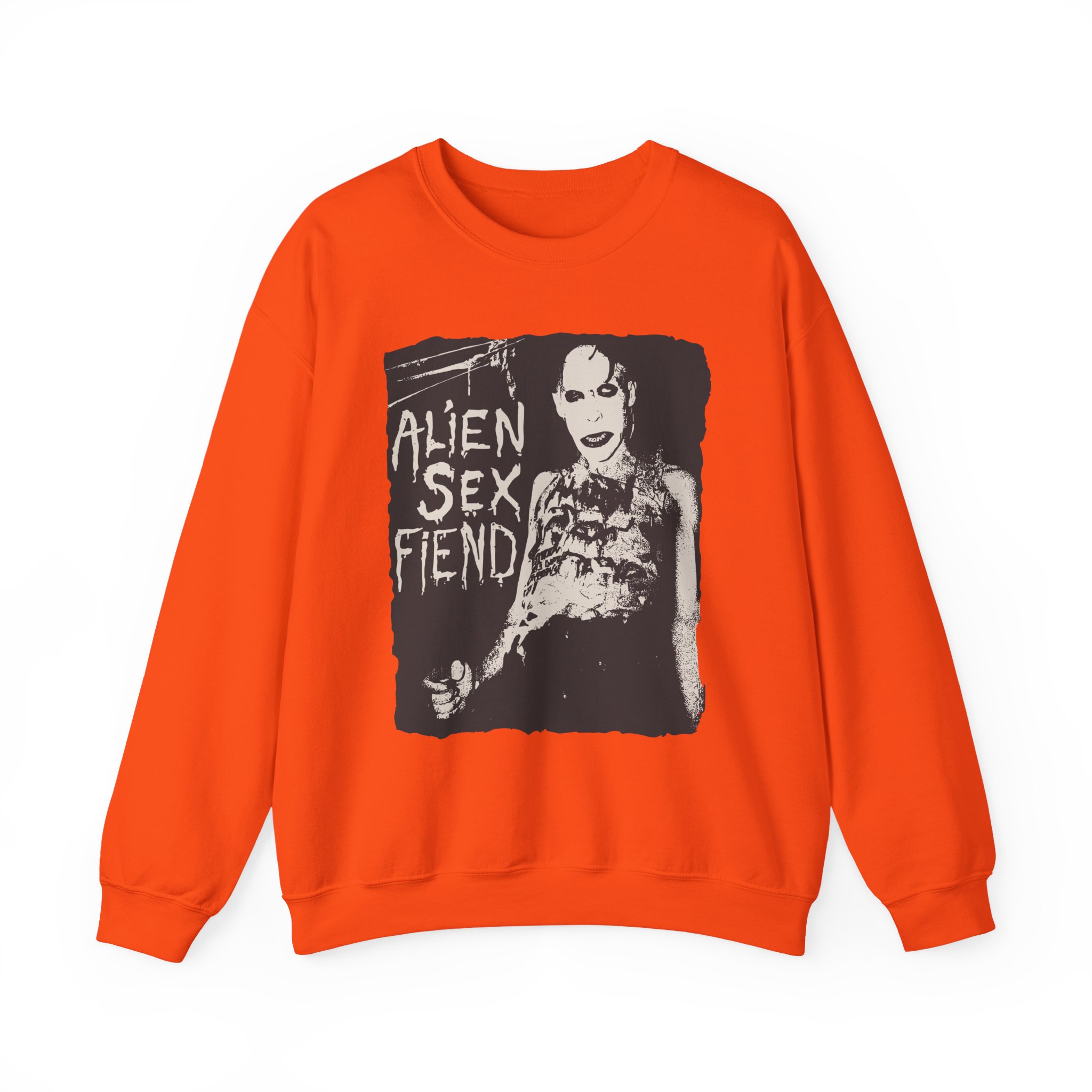 Alien Sex Fiend Nik Fiend Unisex Heavy Blendâ„¢ Crewneck Sweatshirt
