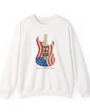 Clint Black Guitar Unisex Heavy Blend™ Crewneck Sweatshirt