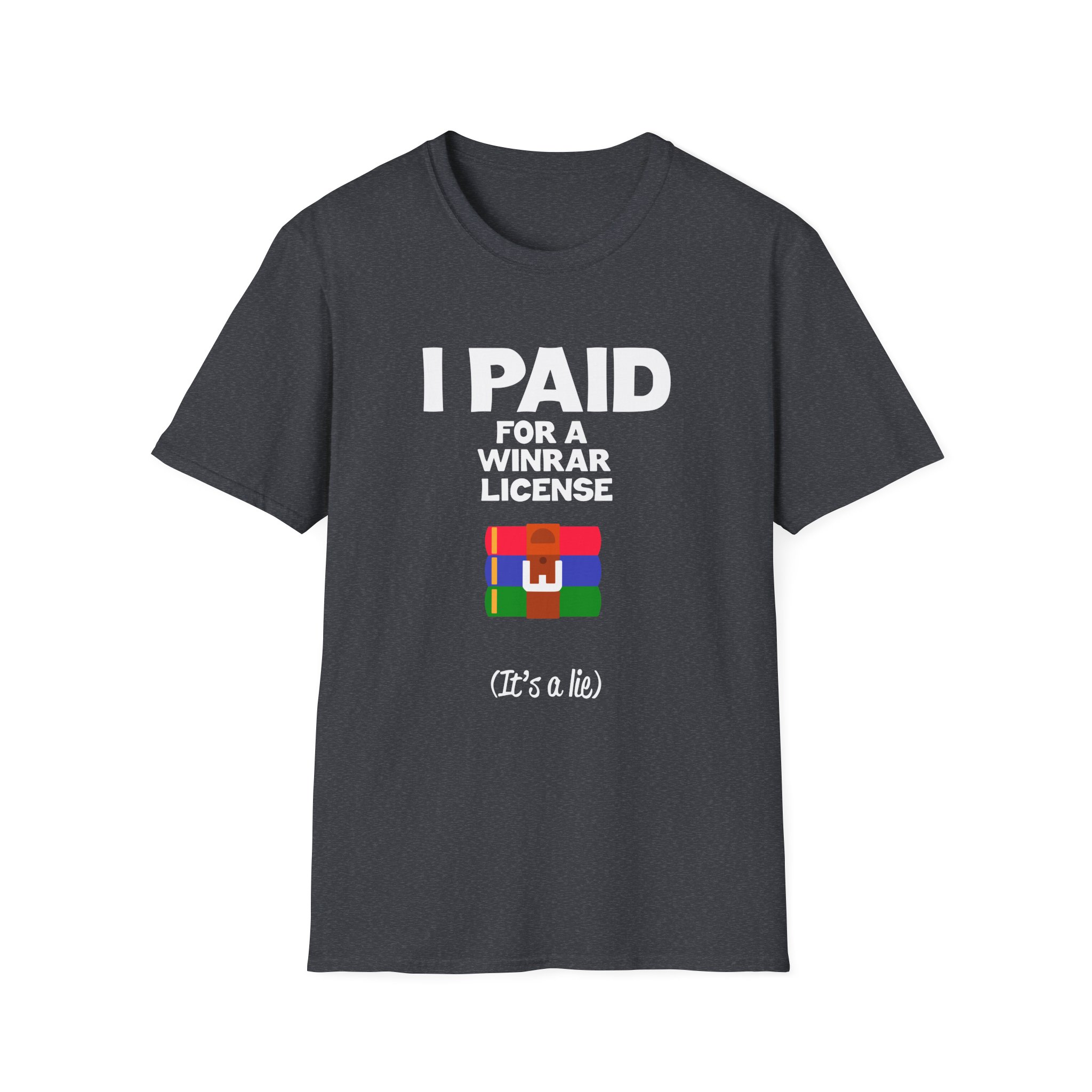 Winrar I Paid for a License Unisex Softstyle T-Shirt