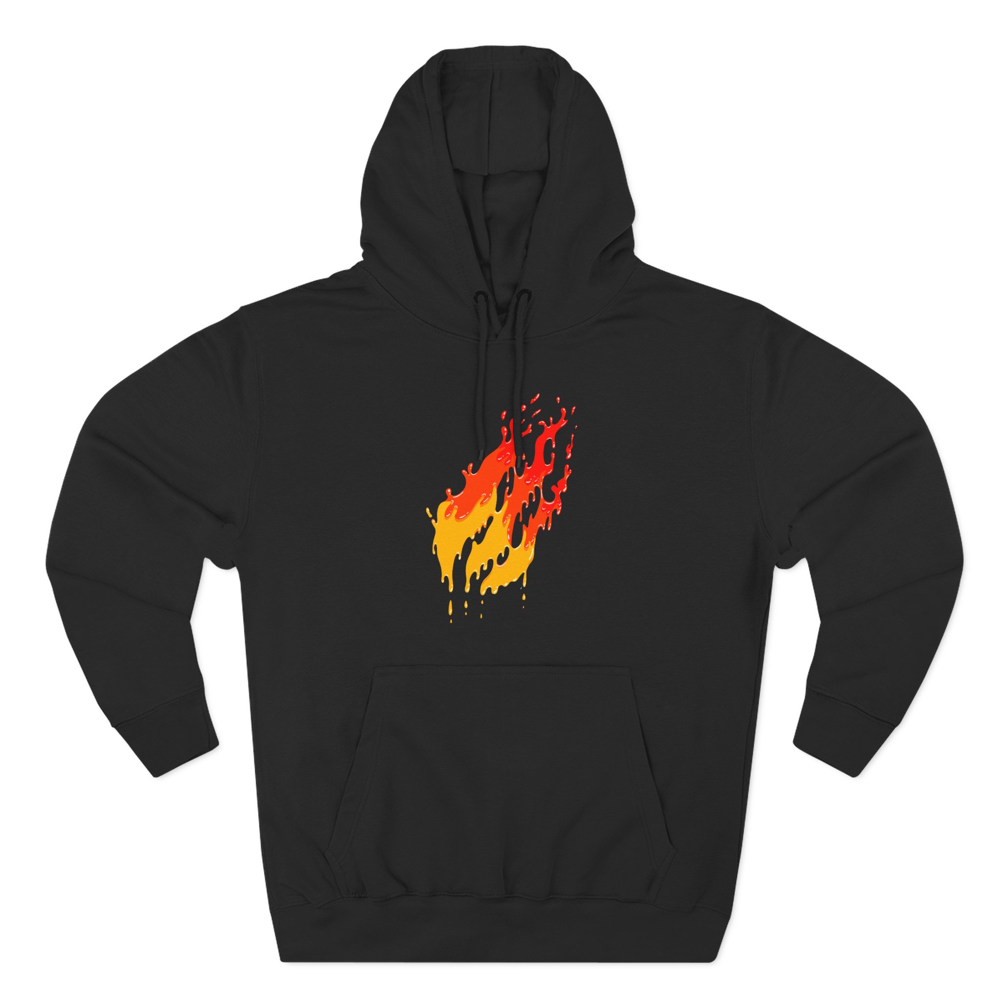 Preston Fire Drip Three-Panel Fleece Hoodie
