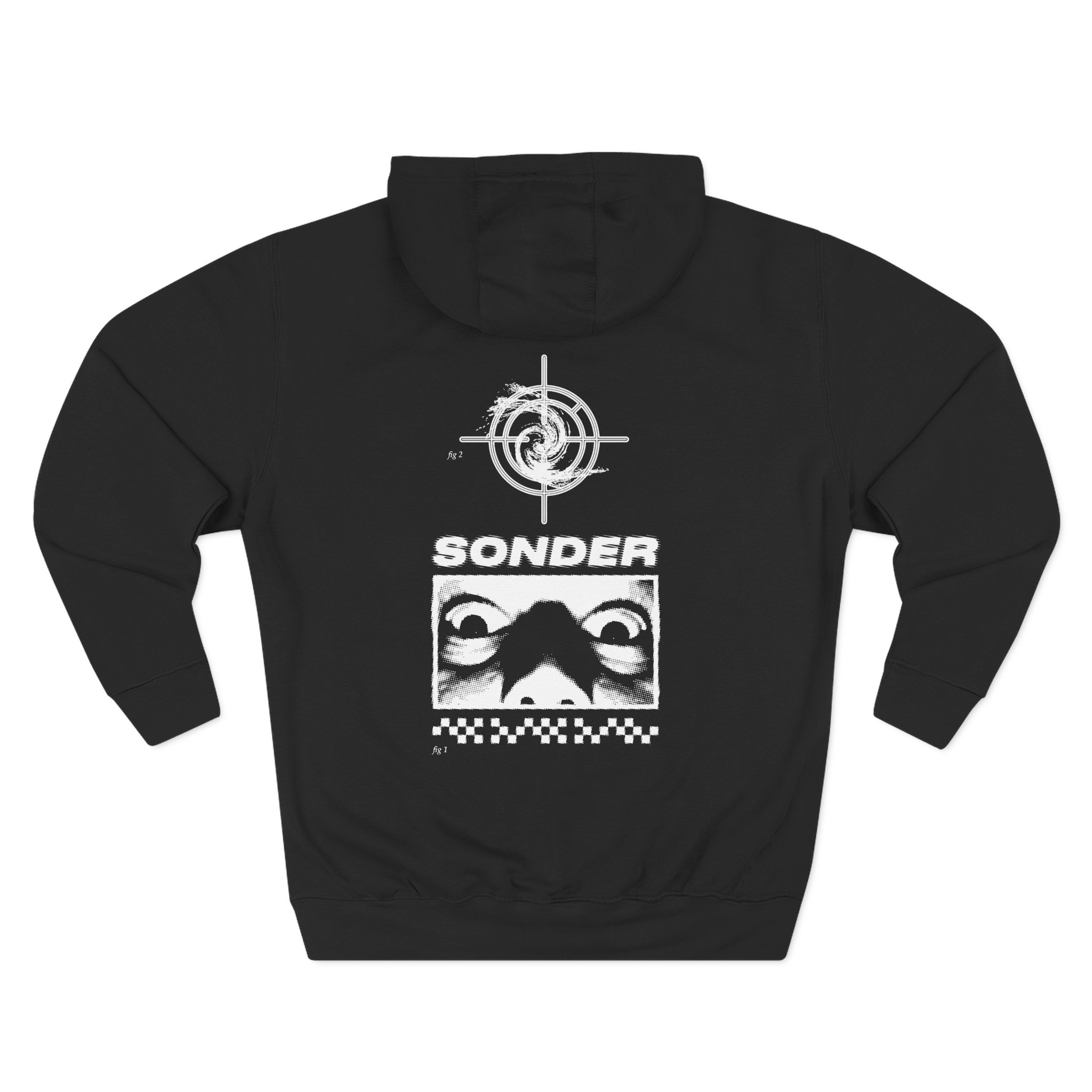 Sonder Three-Panel Fleece Hoodie