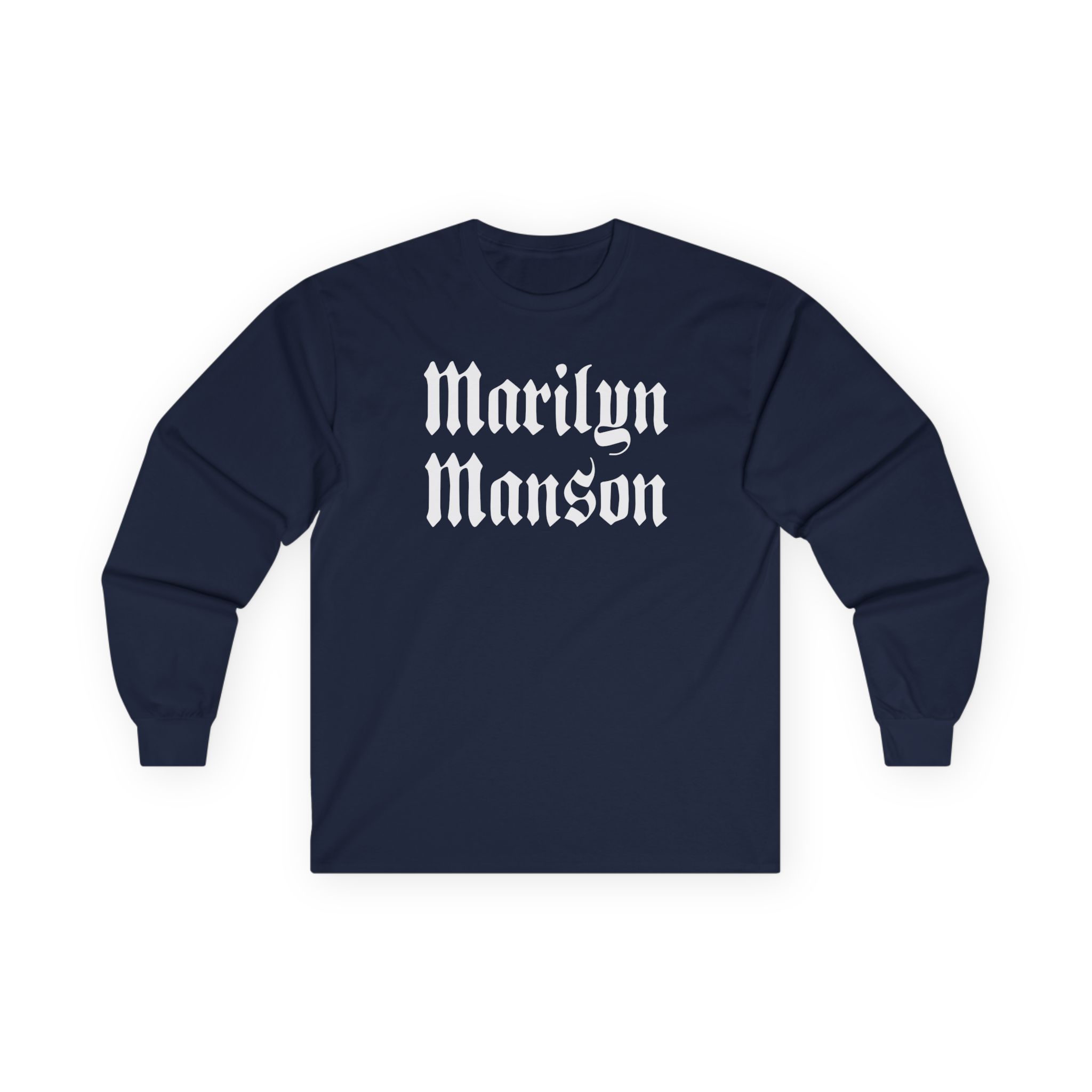 Marilyn Manson Goth Logo Unisex Ultra Cotton Long Sleeve Tee