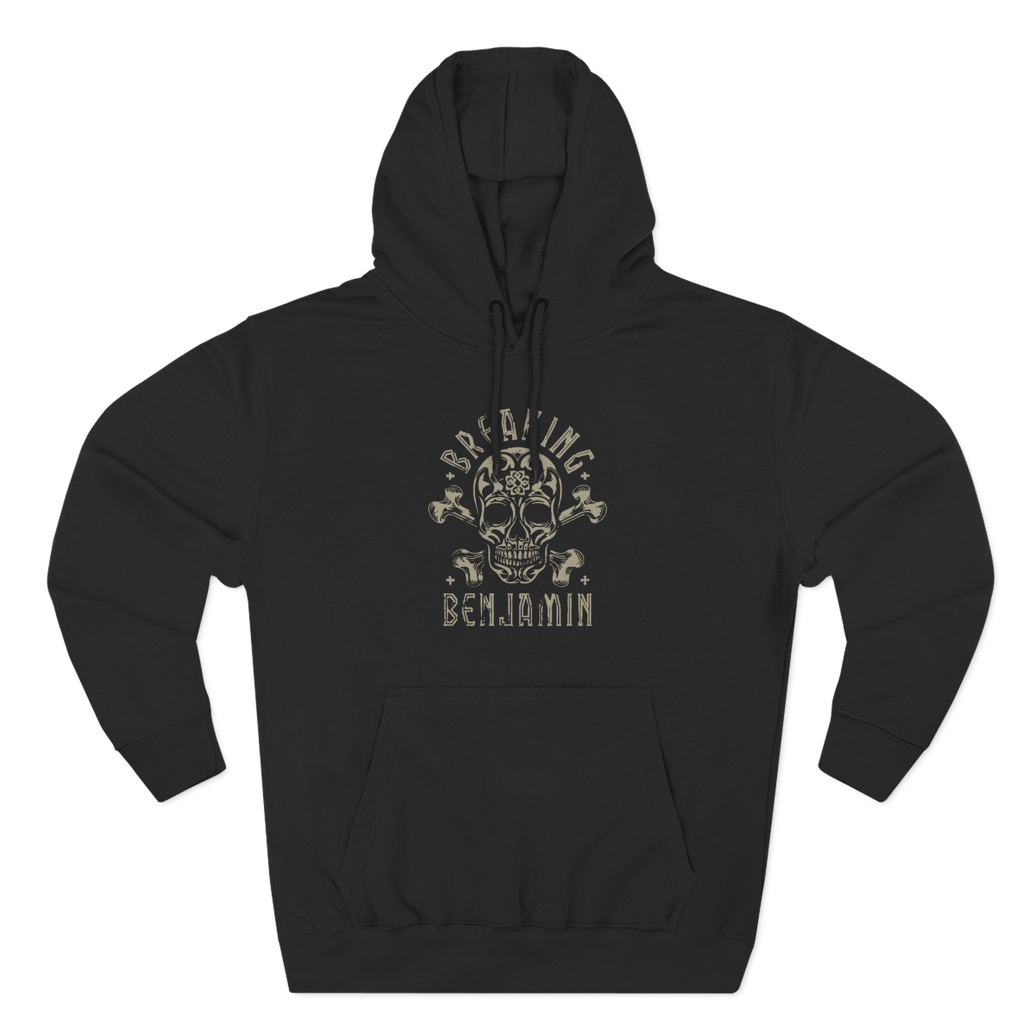 Breaking Benjamin Skull Three-Panel Fleece Hoodie
